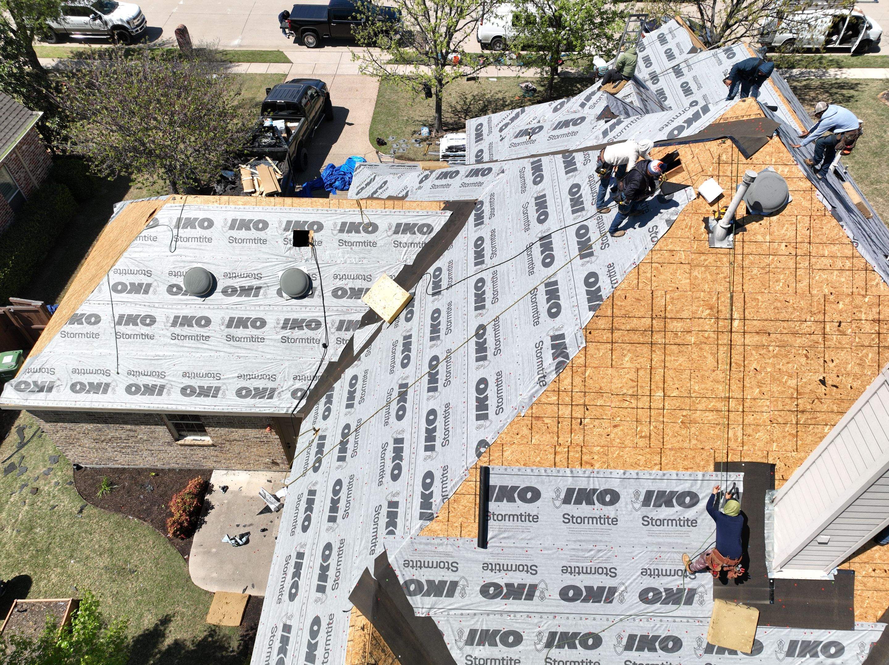 Residential Roofing Installation using Iko Dynasty by Becker Roofing and Exteriors