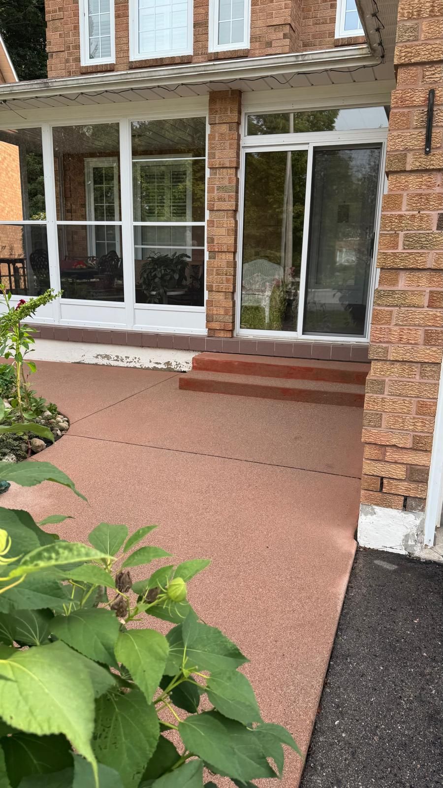 Residential Concrete Sidewalk Installation and Patio Power Washing in Maple by GTA HOME PAINTING