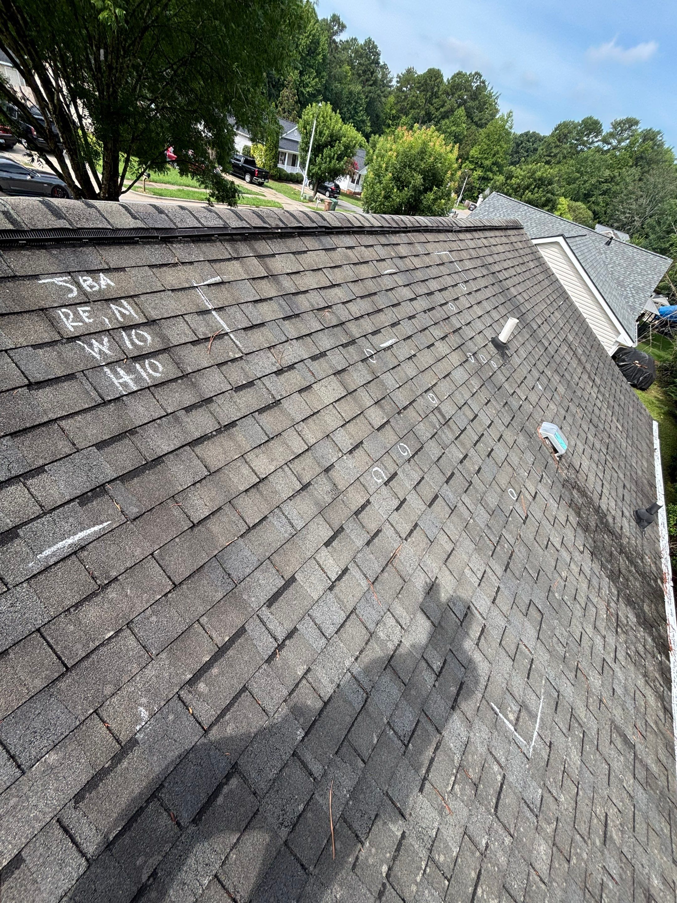 Roof replacement by hail and wind damage by Just Brilliant Restoration JBR