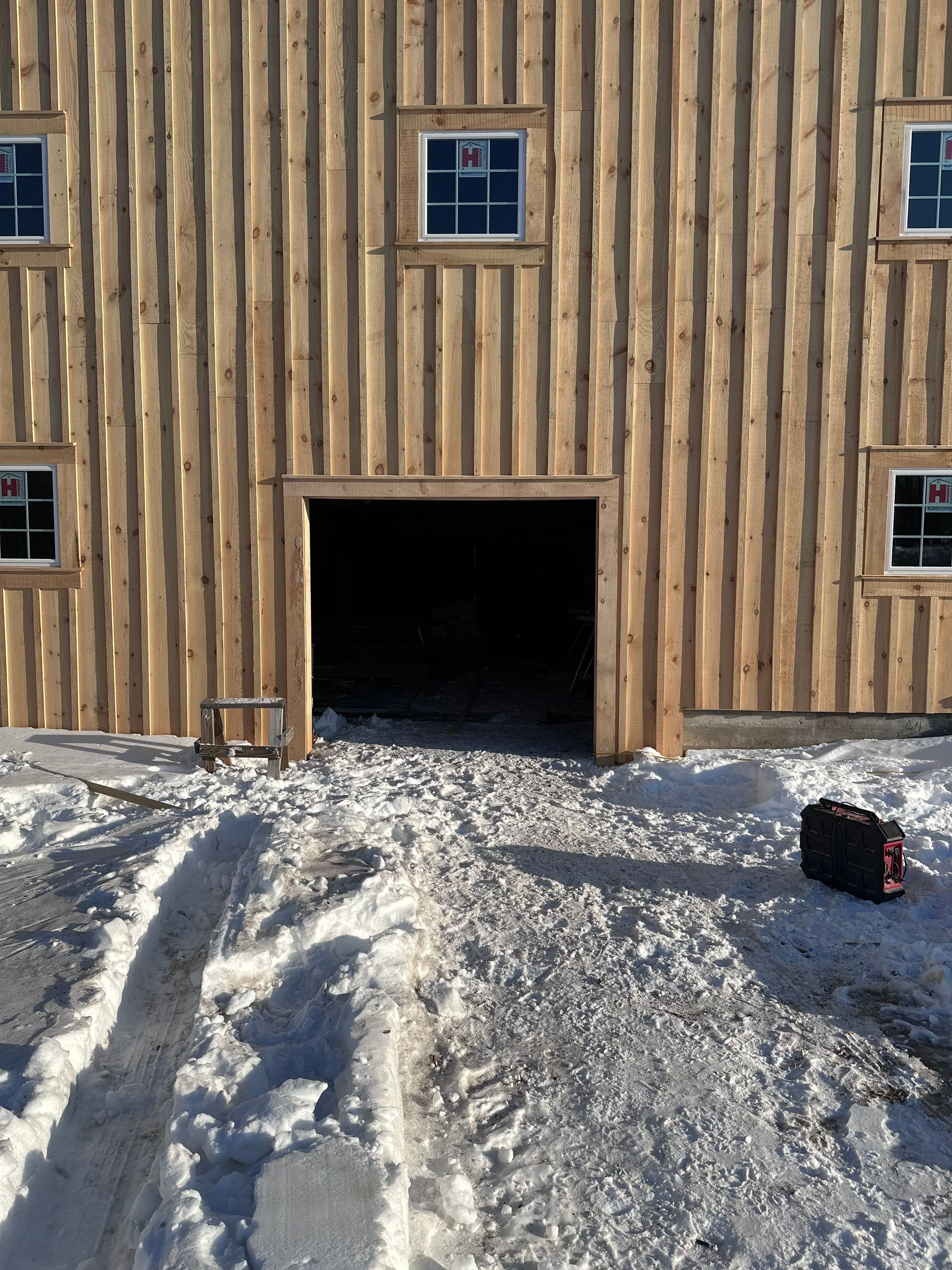 Barn Restoration and Board-and-Batten Siding Installation in Hansons Ridge by B's Roofing & Construction LLC