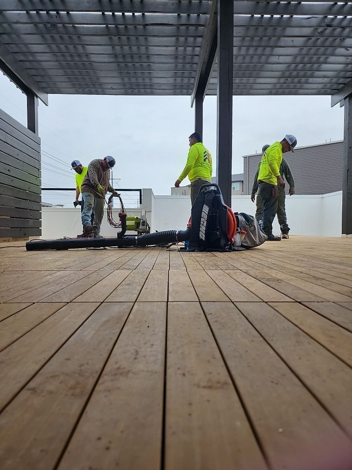 Apartment Roofing Installation using GAF HDZ Shingles, GAF TPO and Pavers in Lewisville, TX by Roof Experts