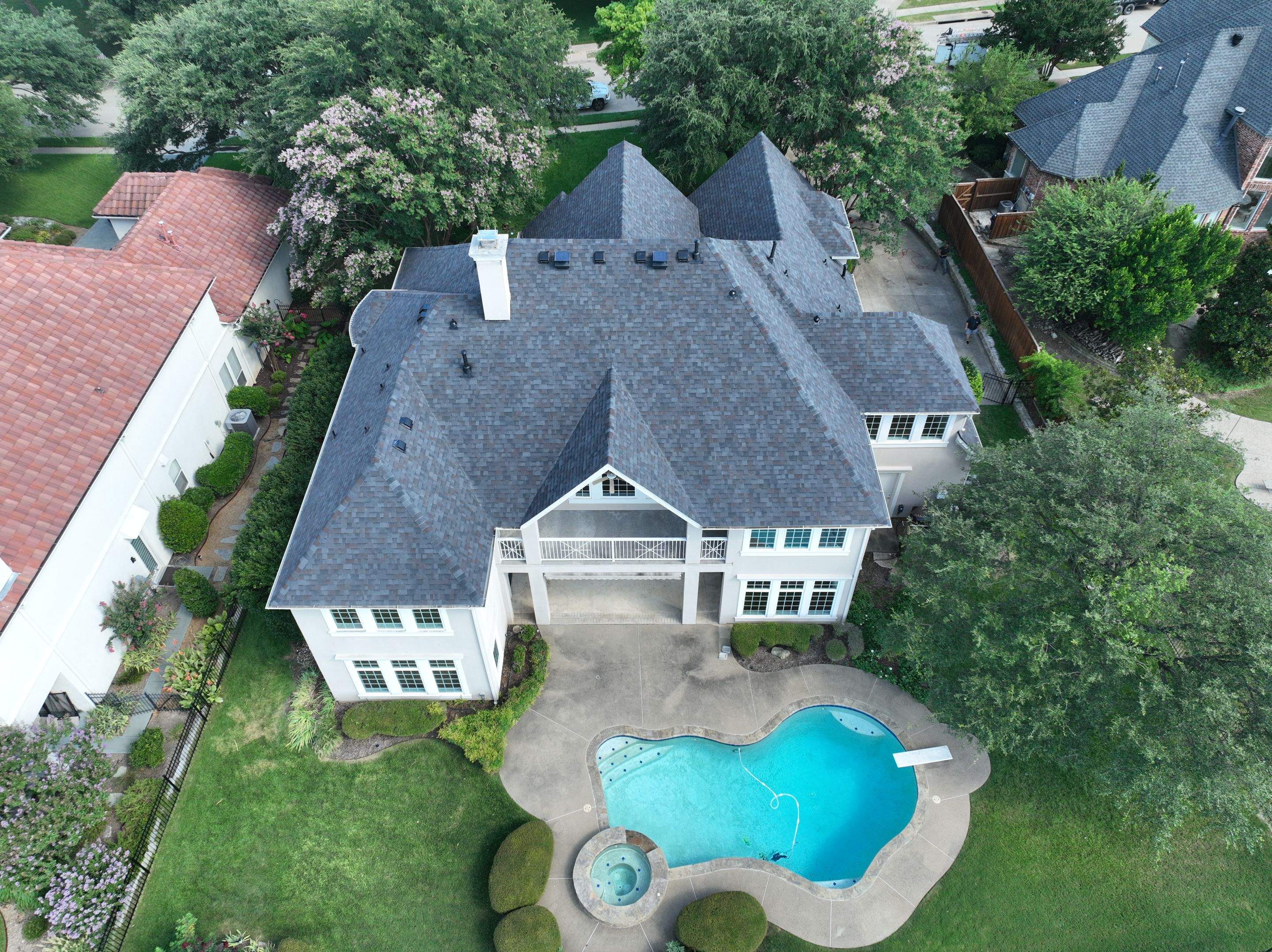 Residential Roofing Installation using Malarkey Vista Black Oak by OneSource Roofing and Restoration