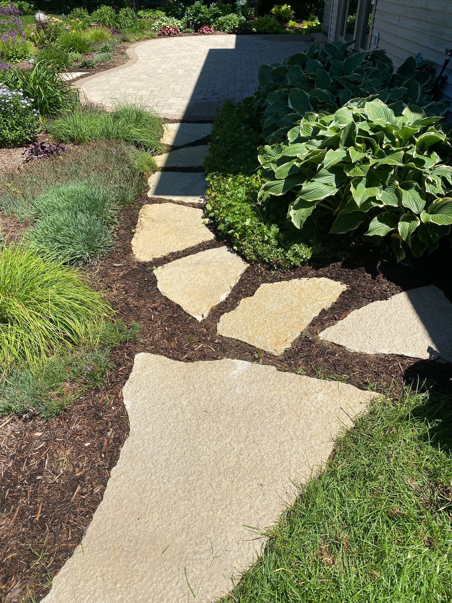 Patio and stepper cleaning by Shulla Exterior Cleaning