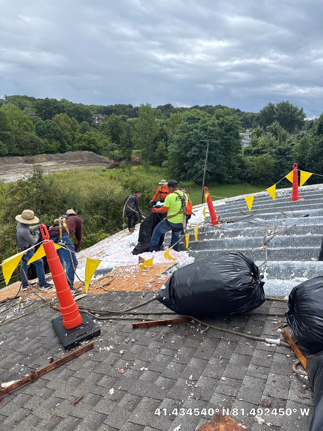 Project in Warrensville Heights by Commercial Roofing and Coating Systems 