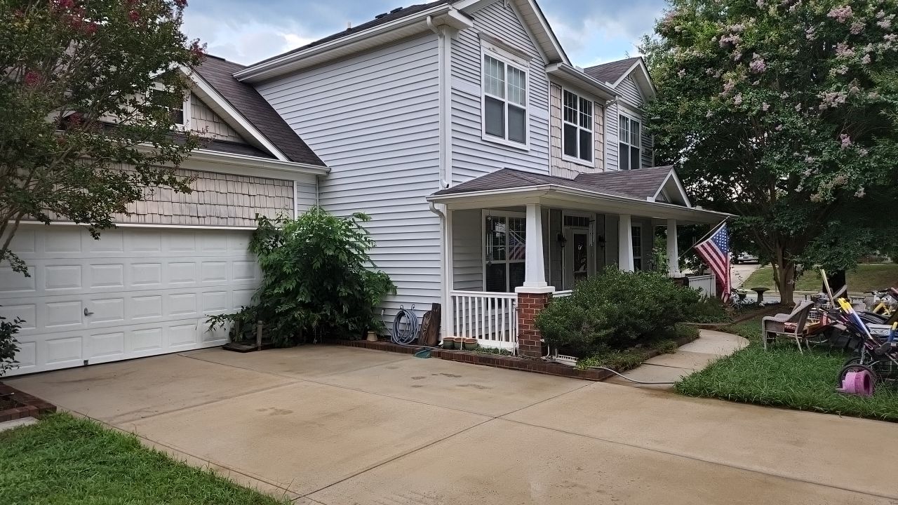 House Wash using cleaner by G&H Home Tech Pros LLC