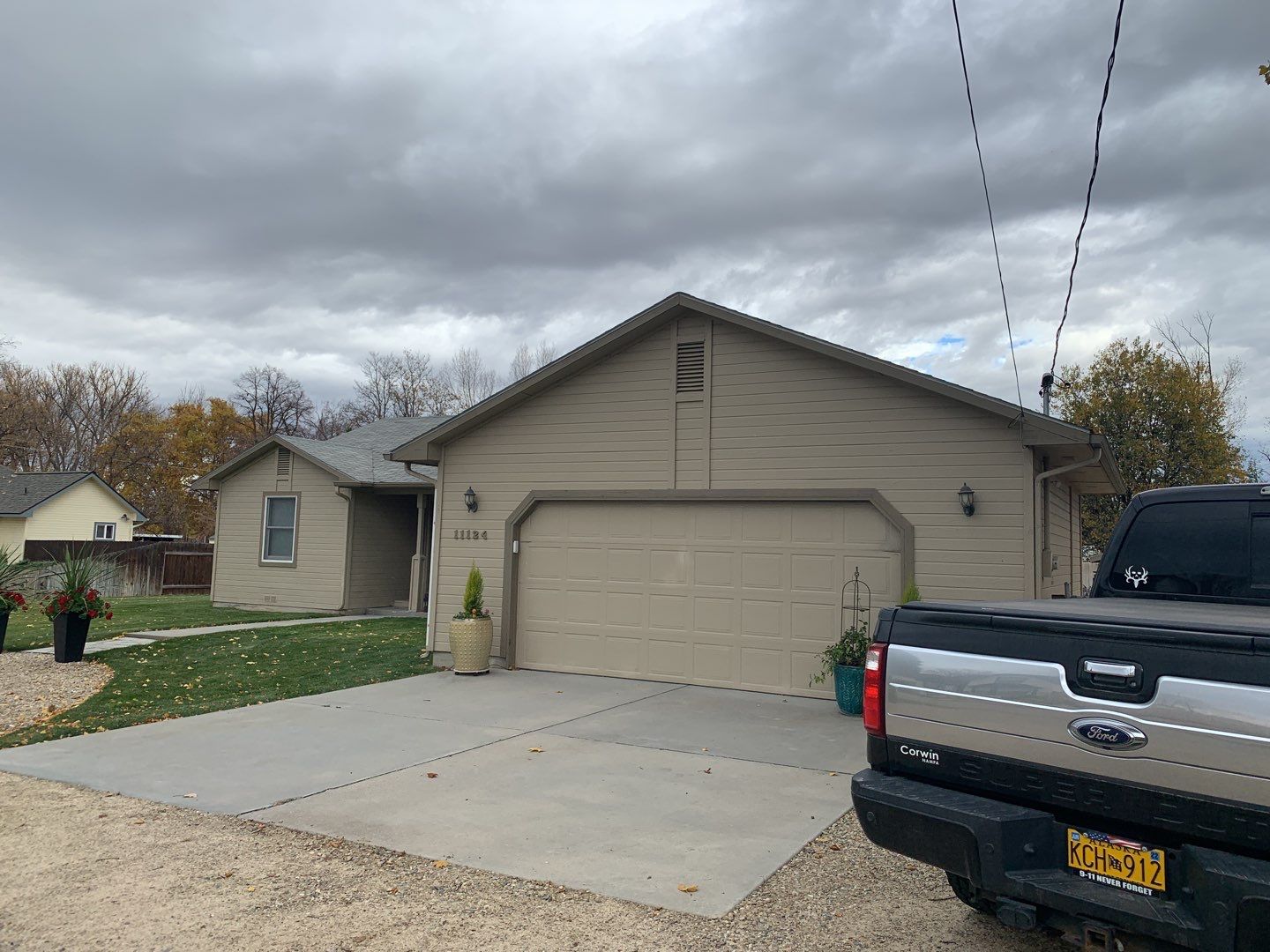 Star Idaho Single level roofing replacement using Duration Brownwood by ID Roofing LLC