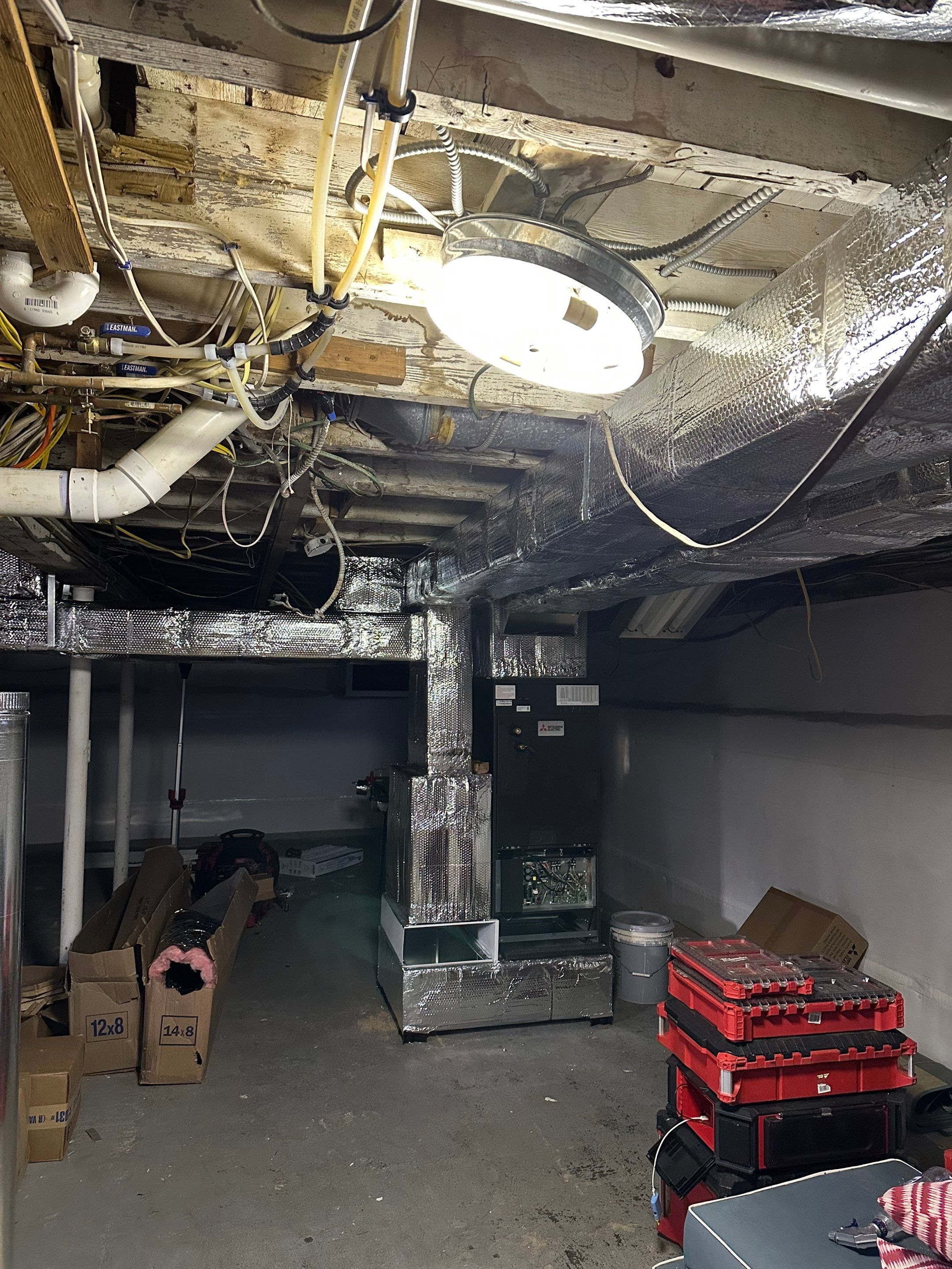 Heat Pump Installation using Mitsubishi by Ocean State Air Solutions