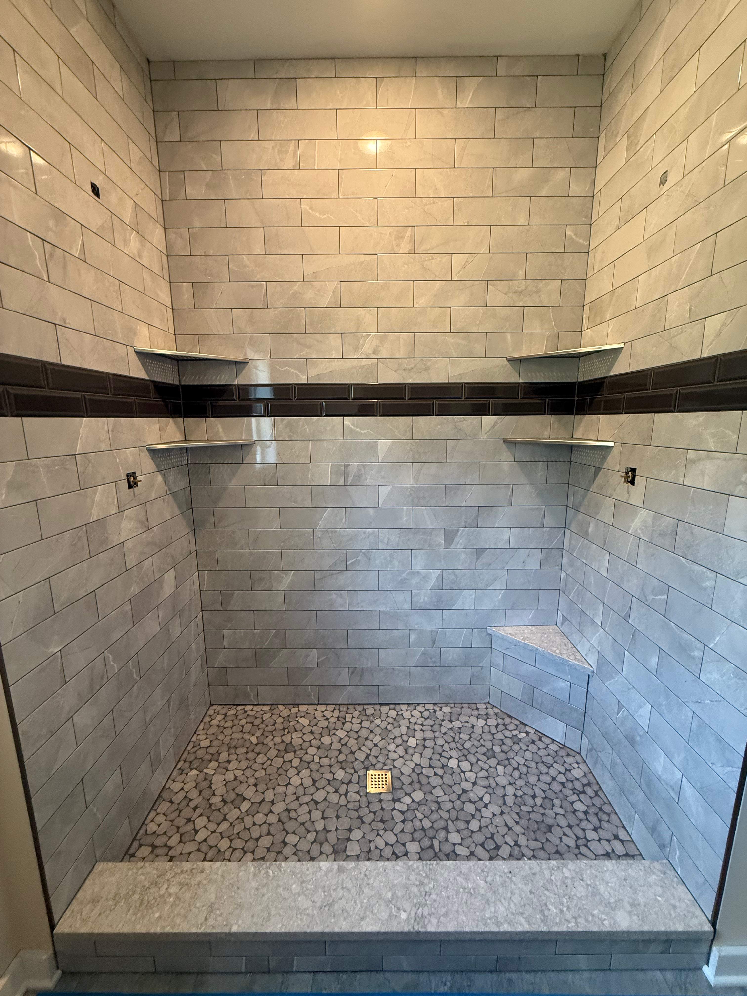 JTM Coon Dog Trail Shower by Integrity Tile and Home LLC