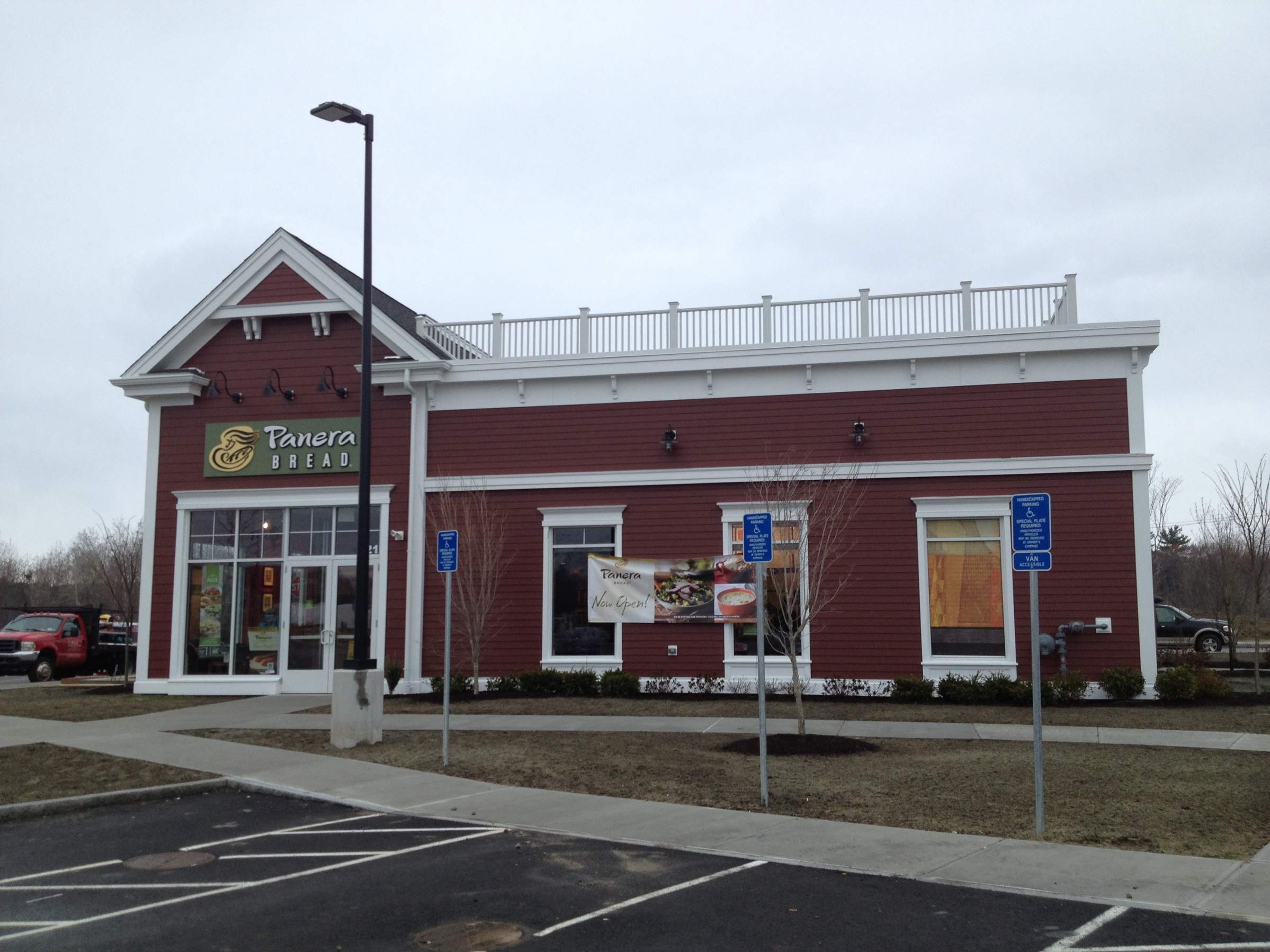 Commercial Gutter System at Wayland Town Center by Gutter Pro Enterprises