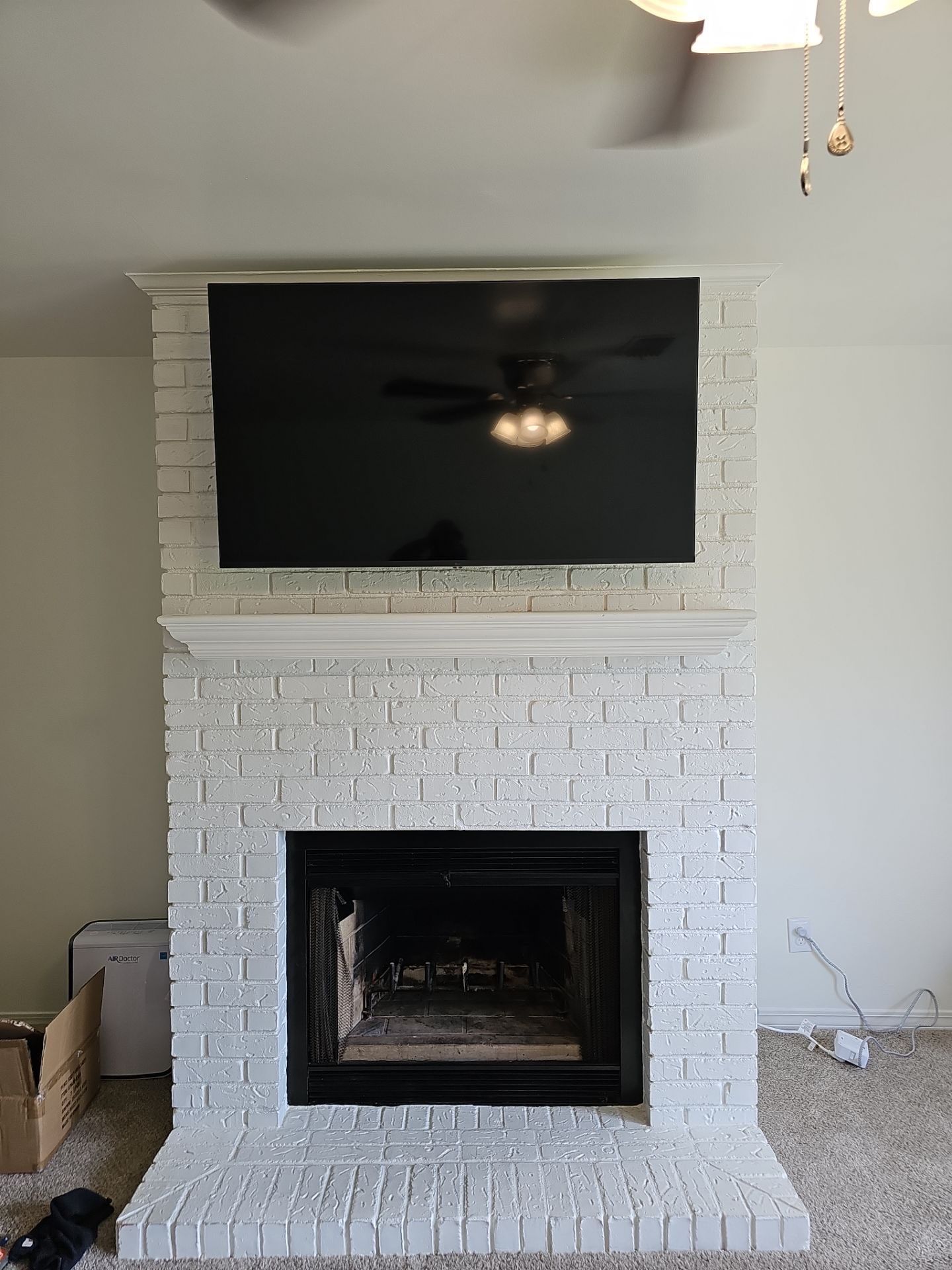 Fireplace TV Mounting Projects by Hangman Mounting & Installation 