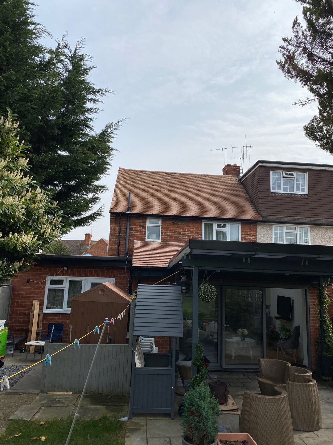 Roof Clean - Moss Removal using Honda 15lpm Low Pressure Washing Machine by Ges Exterior Cleaning ltd