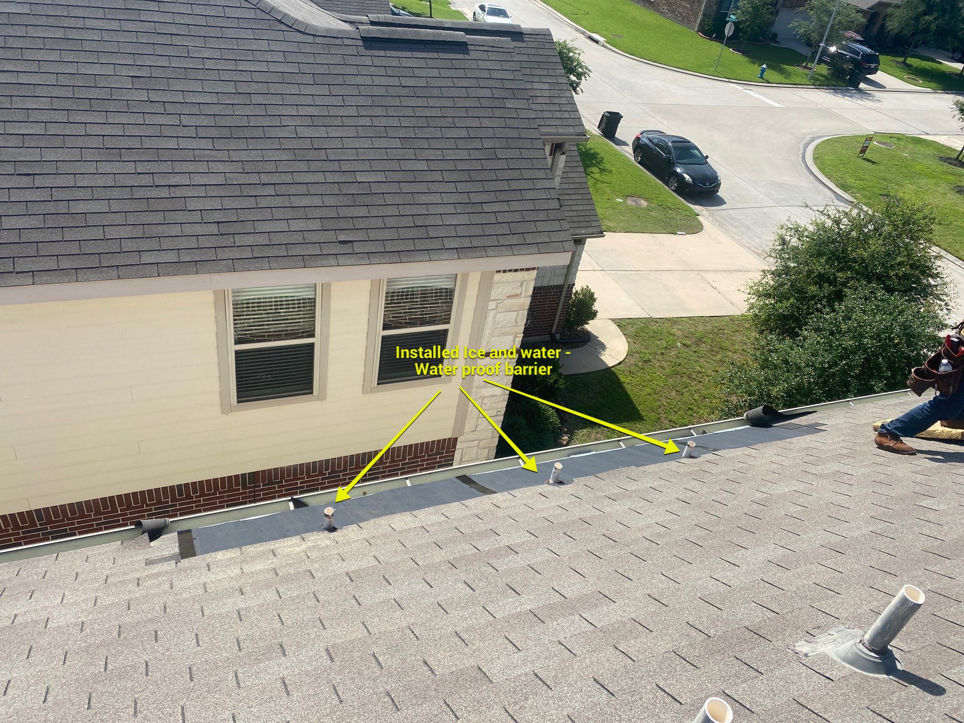 Hail Damage using Owen's Corning Duration (Lifetime) Shingles by Roof Repair Services LLC