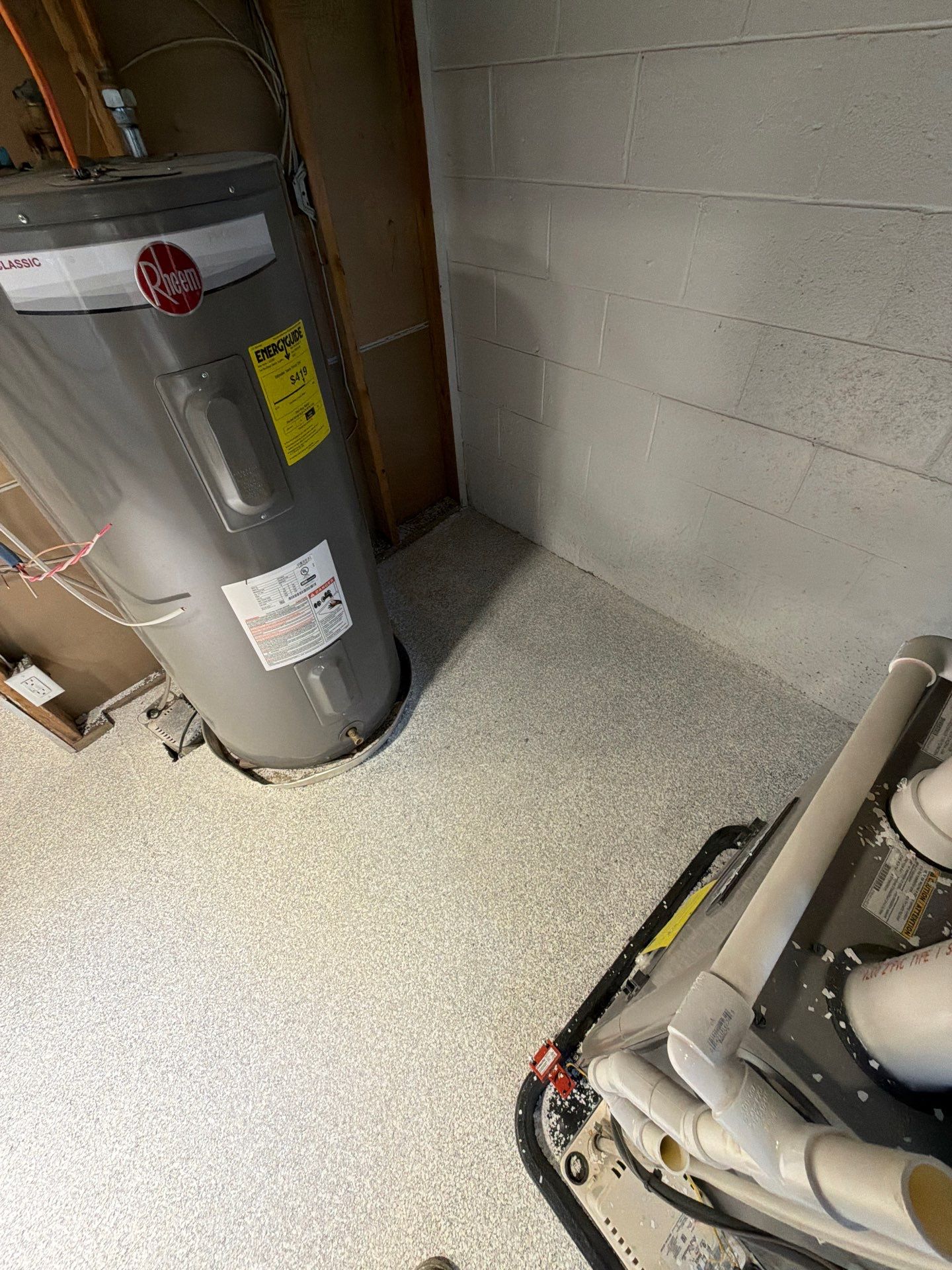 Epoxy Flake floor in Holland Michigan! by Gordon Painting
