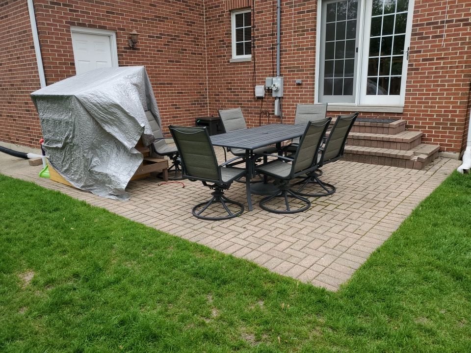 Brick paver clean, sand and seal.  using Surebond SB-1300 by Northern Power Washing LLC.