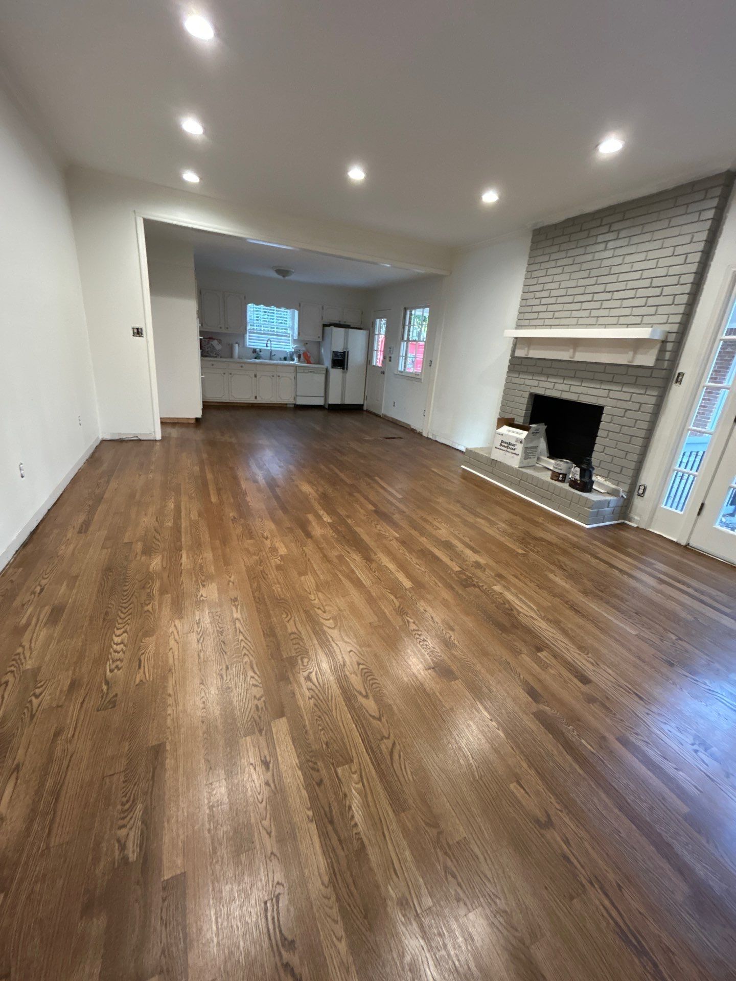 Oak refinish by Footprints Floors of East Atlanta