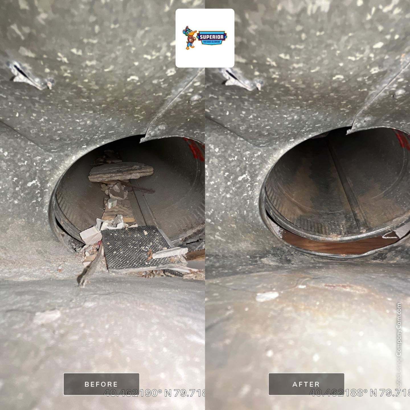 Air Duct Cleaning With a Vacuum Truck in Pittsburgh, PA by Superior Air Duct Cleaning