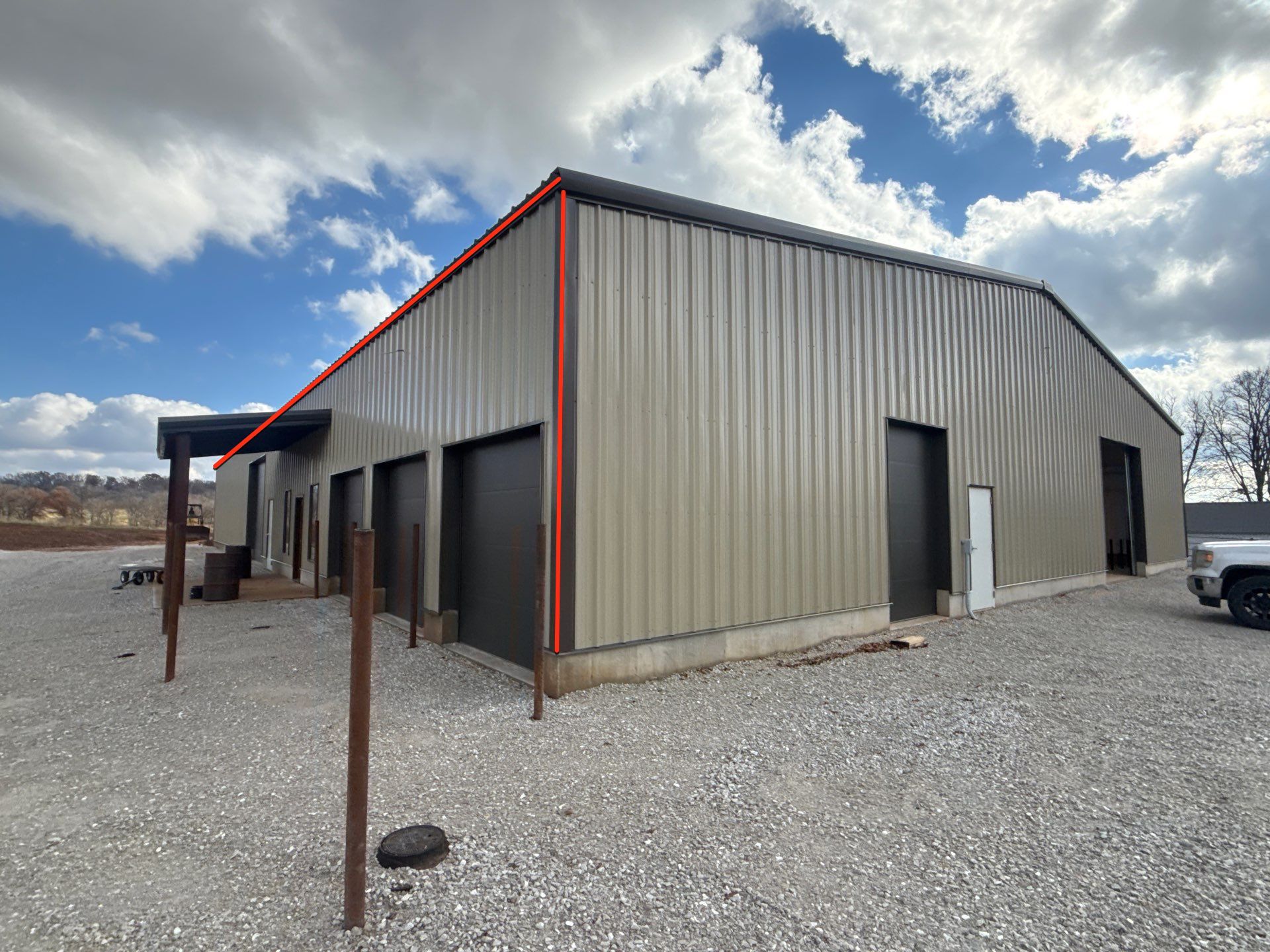 Metal Shop 6" Gutters & Downspouts Install - Color Musket Brown  by Titan Commercial & Residential Roofing 