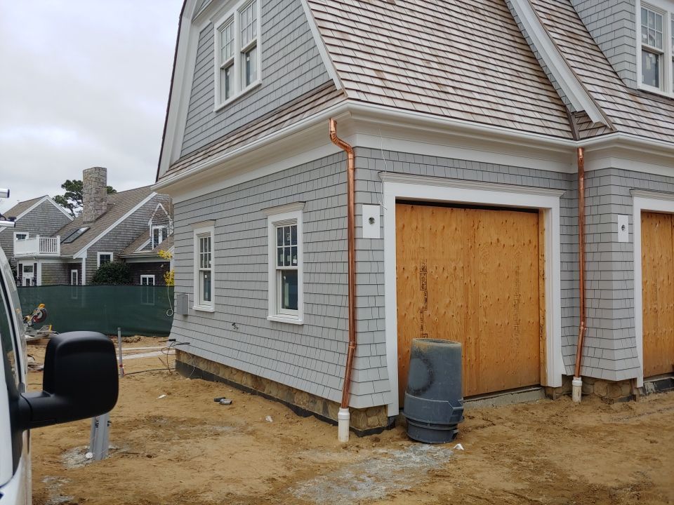 Gutter Installation using 4x6 Fiberglass Gutter in Chatham, MA by Gutter Pro Enterprises