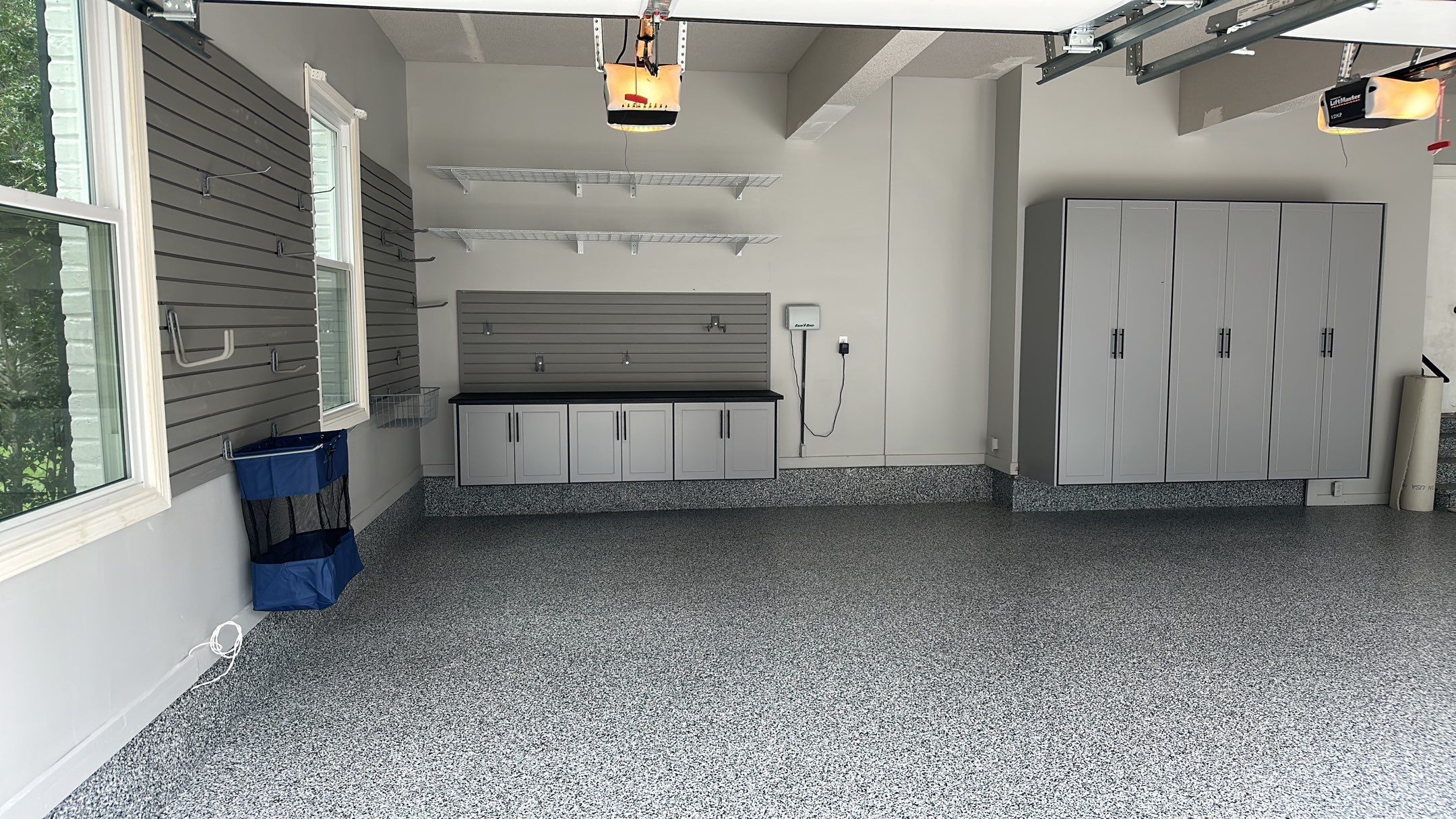 Julie H. upgraded her garage with our cabinets and wall storage options  by Banner Garage