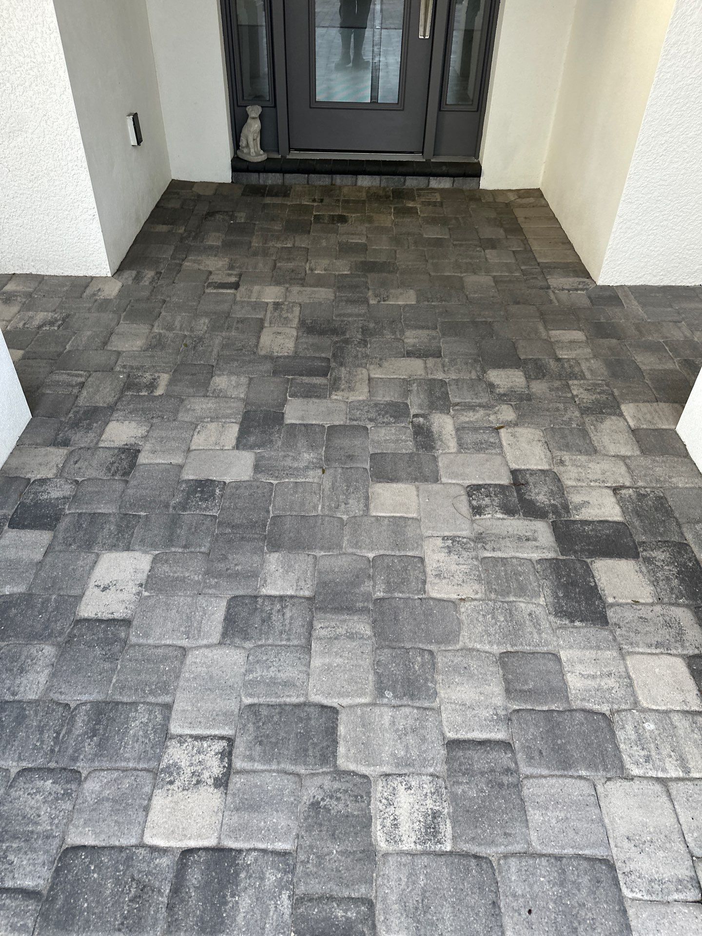 Paver Driveway, Sidewalk, and Culvert Cleaning in Winding River Community, Bradenton, FL by Sunshine AquaWash