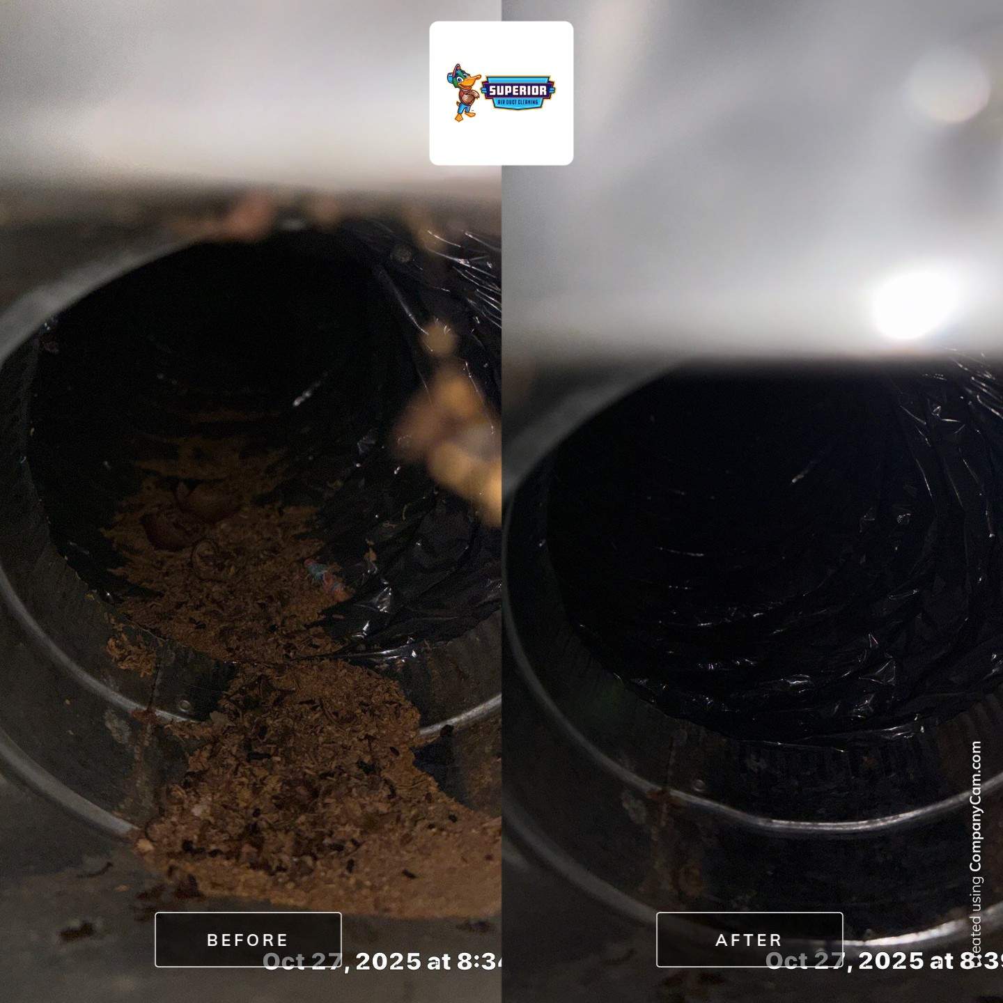Air Duct Cleaning With a Vacuum Truck in Midland, PA by Superior Air Duct Cleaning