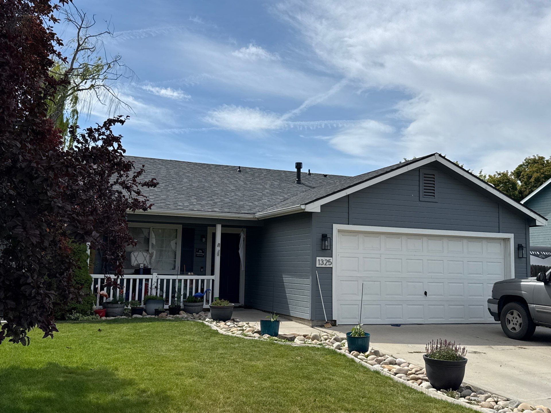 Kuna Residential Roof Replacement Featuring Gray Architectural Shingles by Olive Roofing