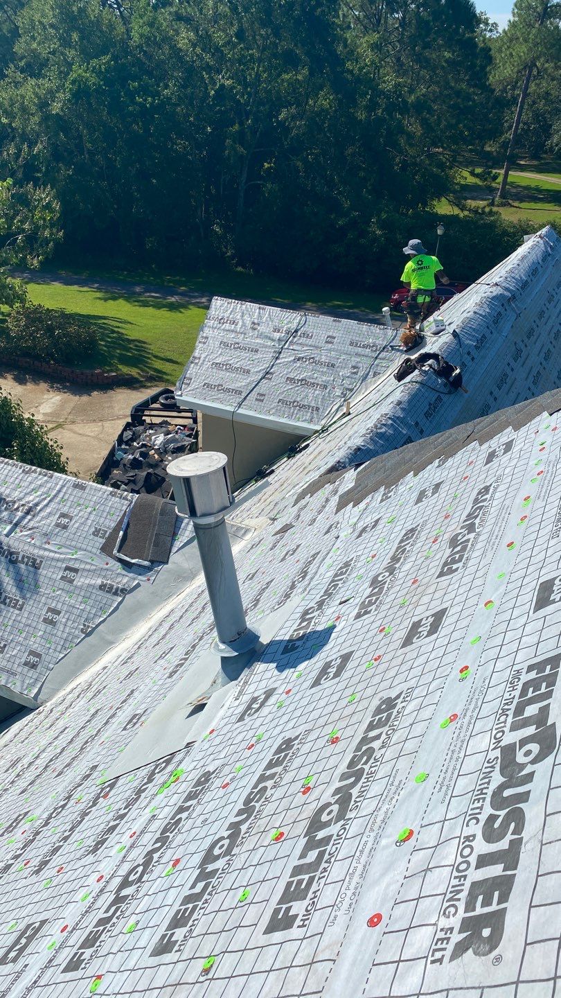 Residential Roofing Repair using Roof Replacement by American Roofing & Construction LLC