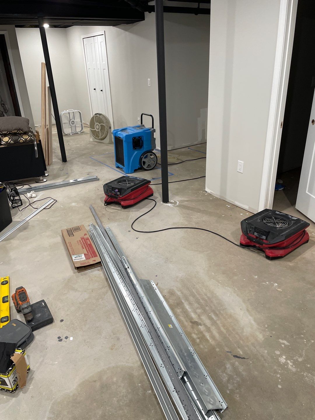 Project in Novi by EzDry Water Mitigation & Property Restoration