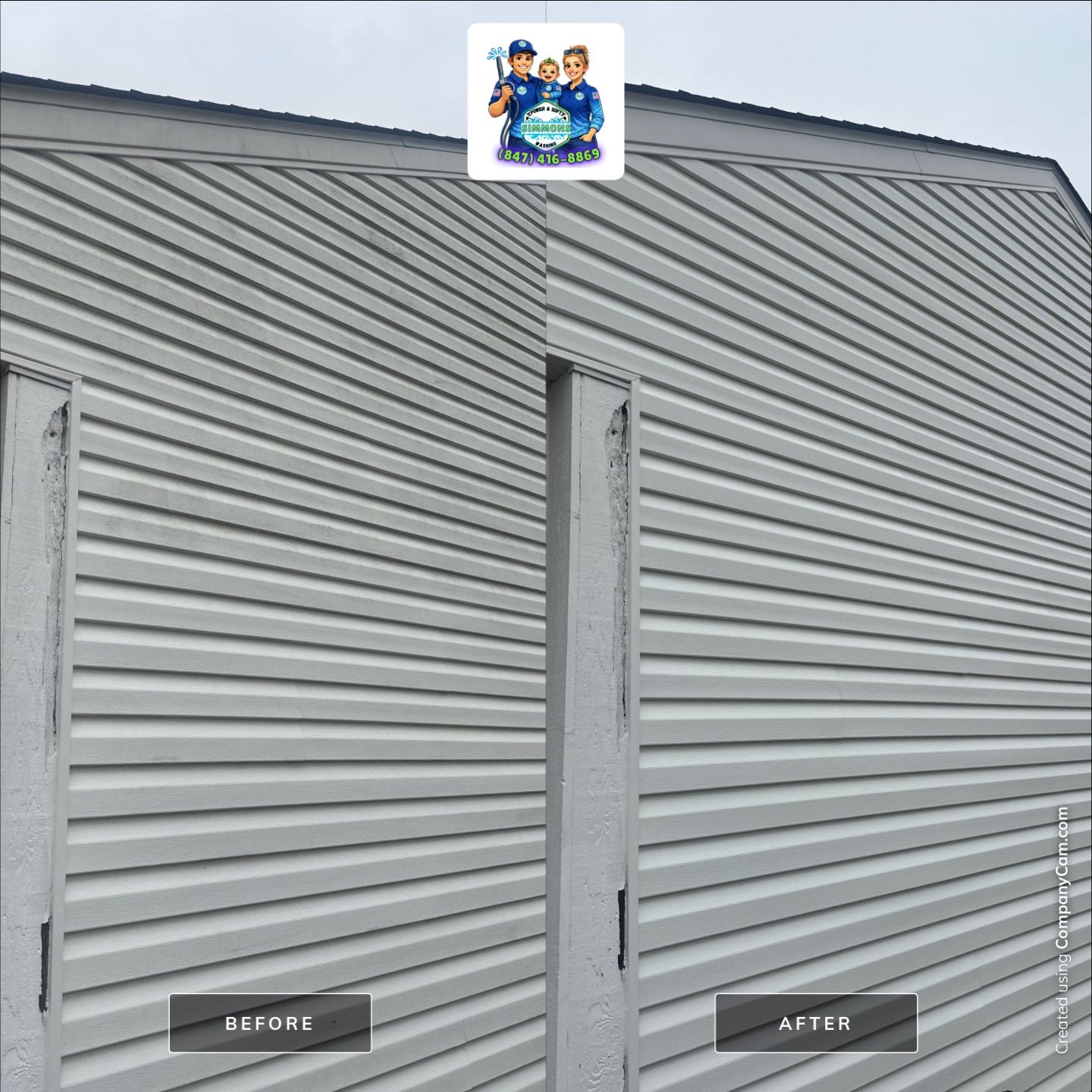 Project in Lake Villa by Simmons Power & Soft Washing