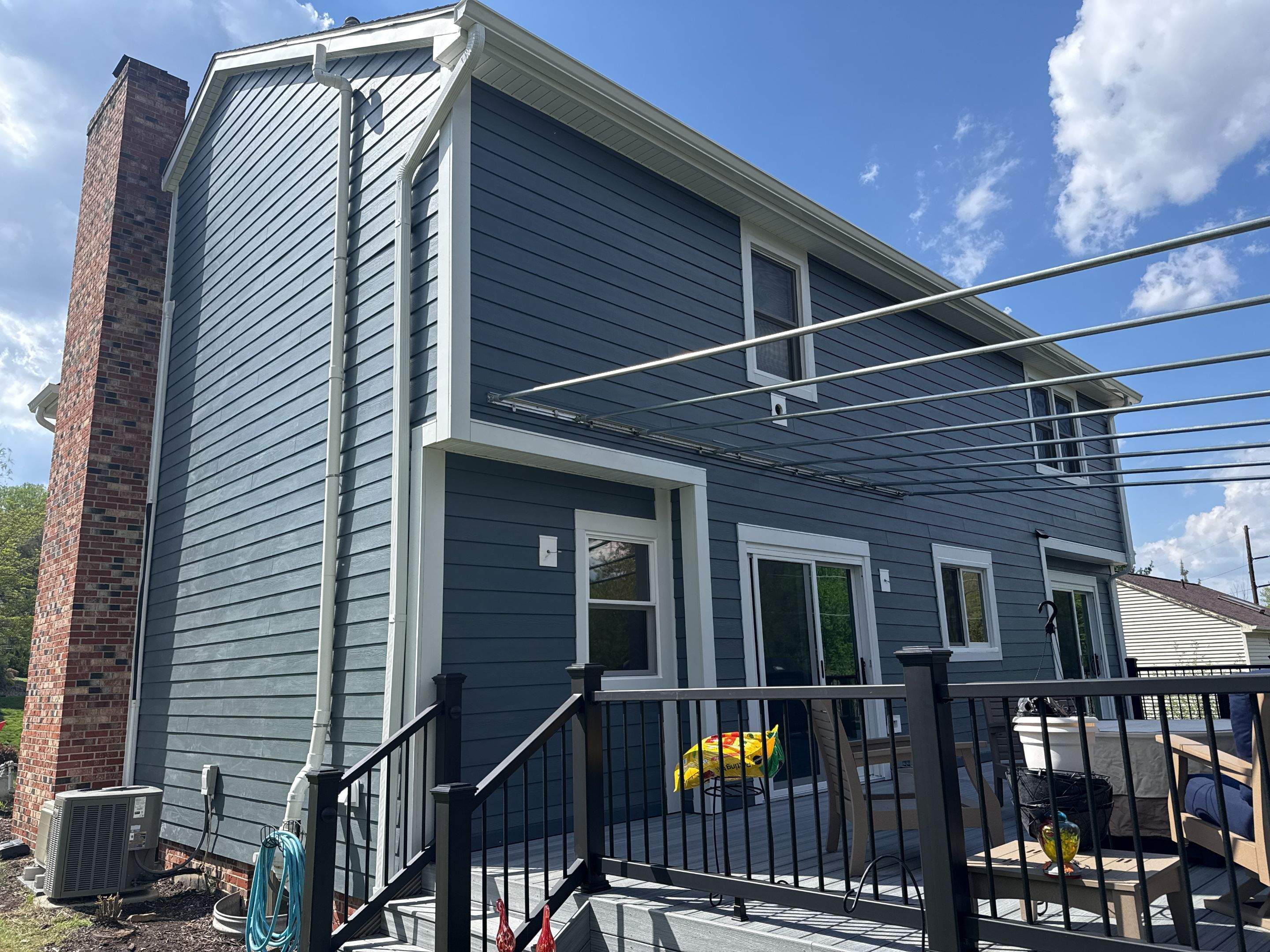 James Hardie Siding Refresh - Evening Blue by MAT Roofing
