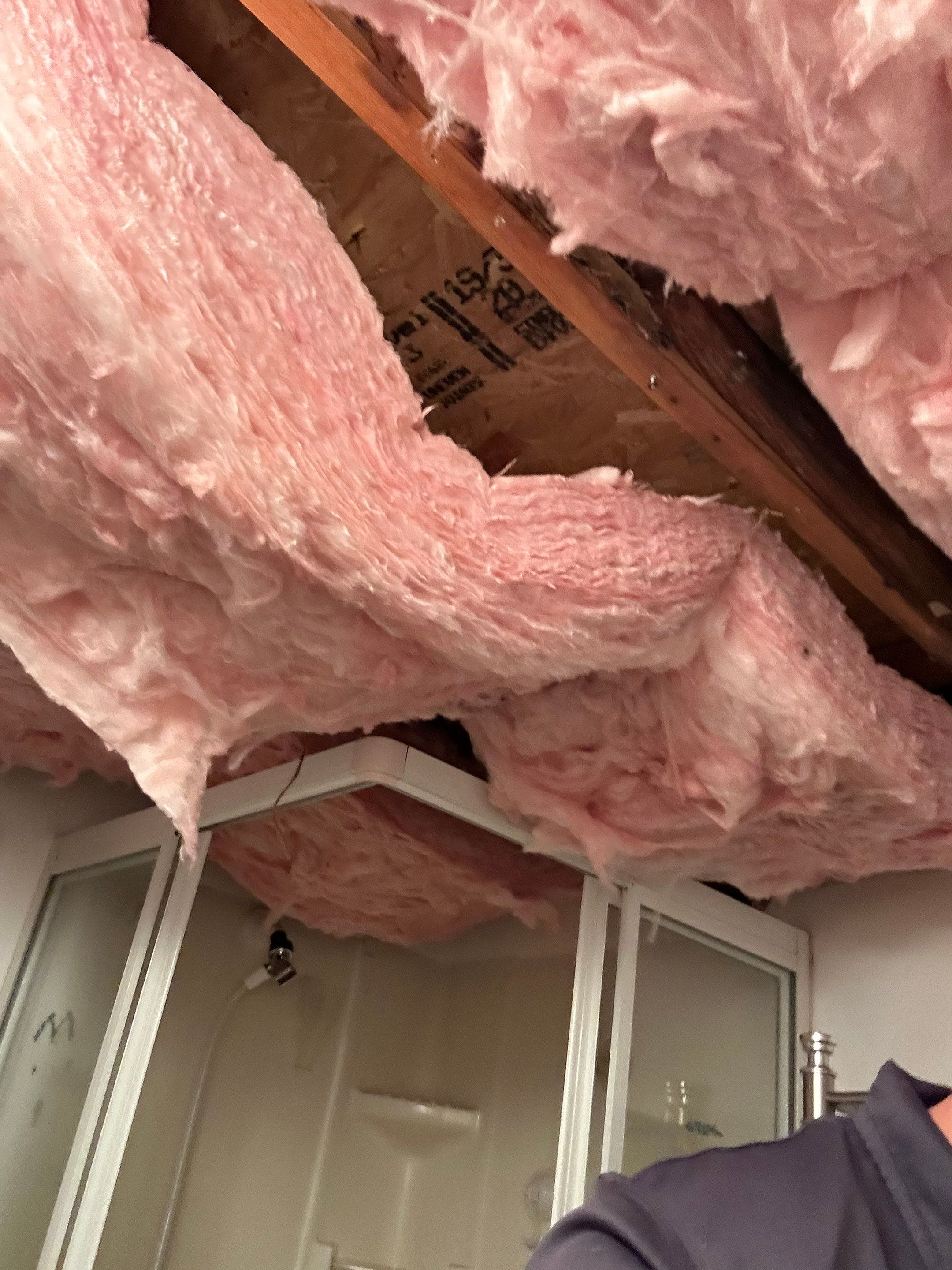 Bathroom Ceiling Replacement by BlueRed Restoration