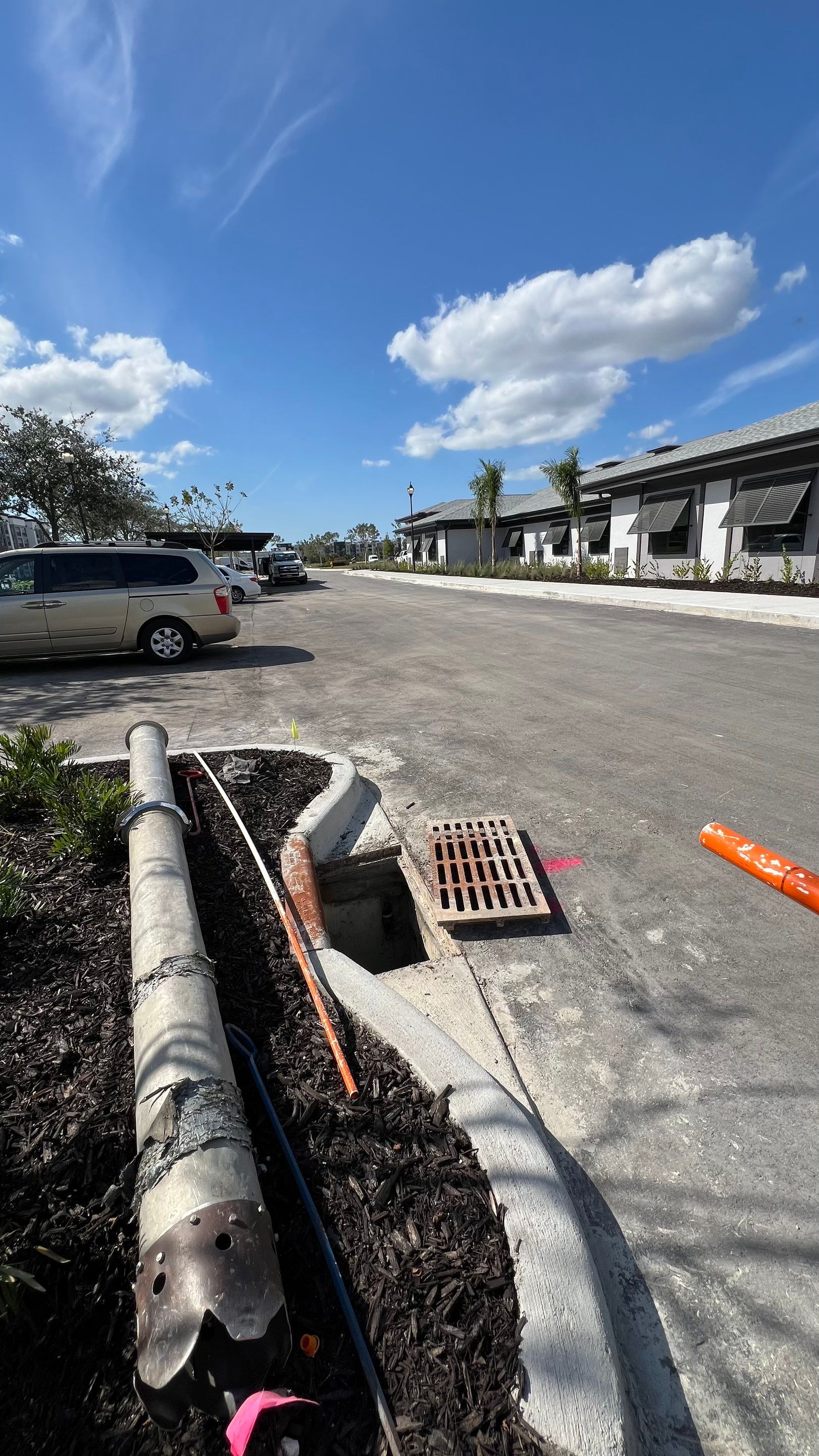 New Construction Stormwater Catch Basin Cleaning by APS Power & Water
