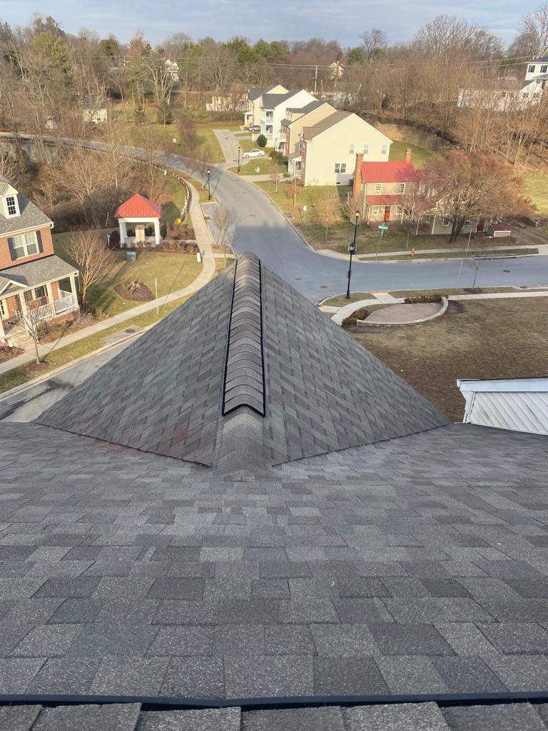 A recent roof repair we completed in Ellicott City, MD by Roof Right Inc