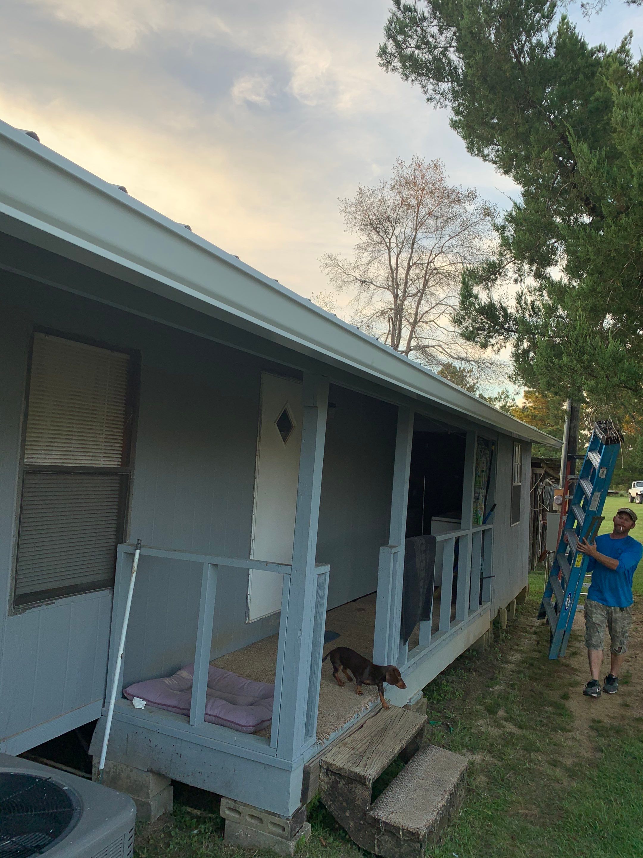 Gutter Installation using K-Style Seamless Gutters by Gutter Professors
