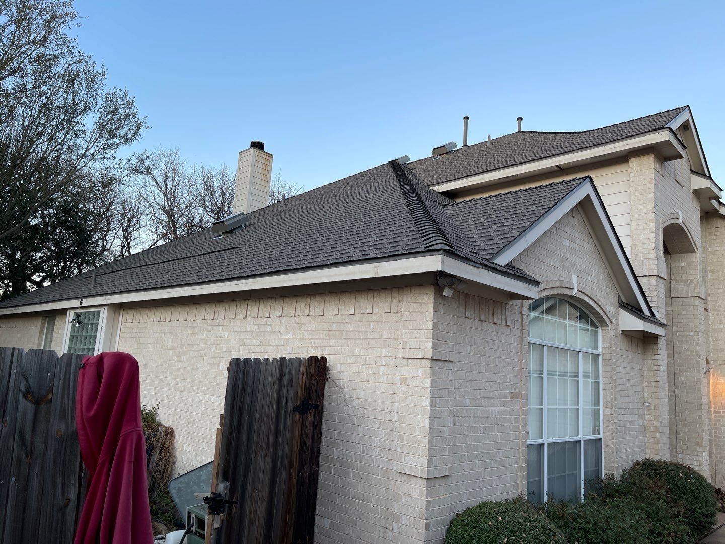 Full Exterior Remodel (Roofing, painting, Gutters) & Interior Damage Repair & Painting by First United Roofing & Construction