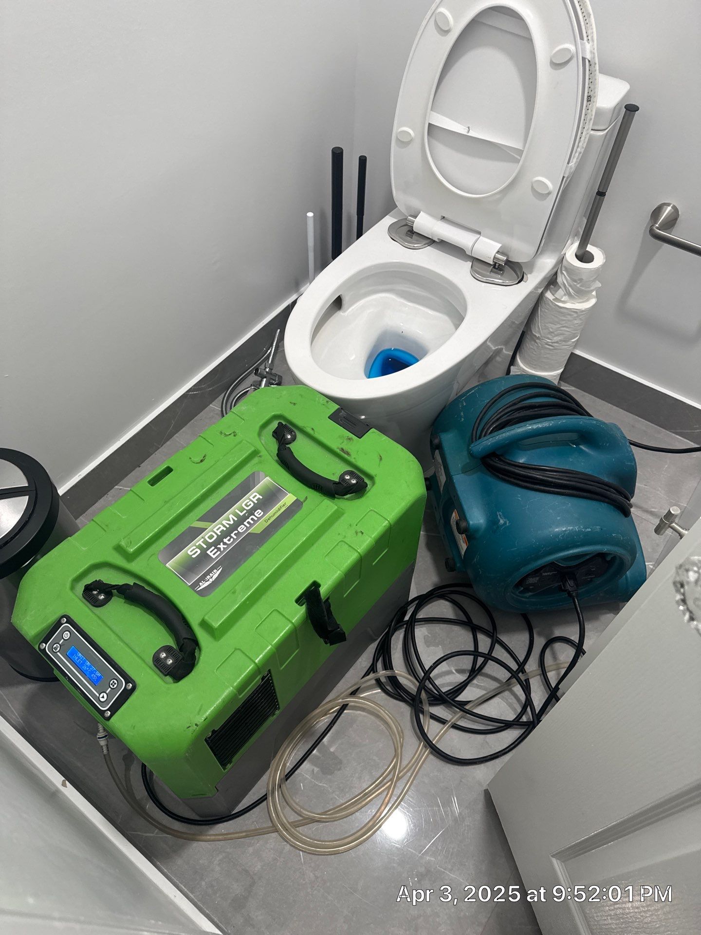 Water Damage using Drying Equipment by SuperClean 
