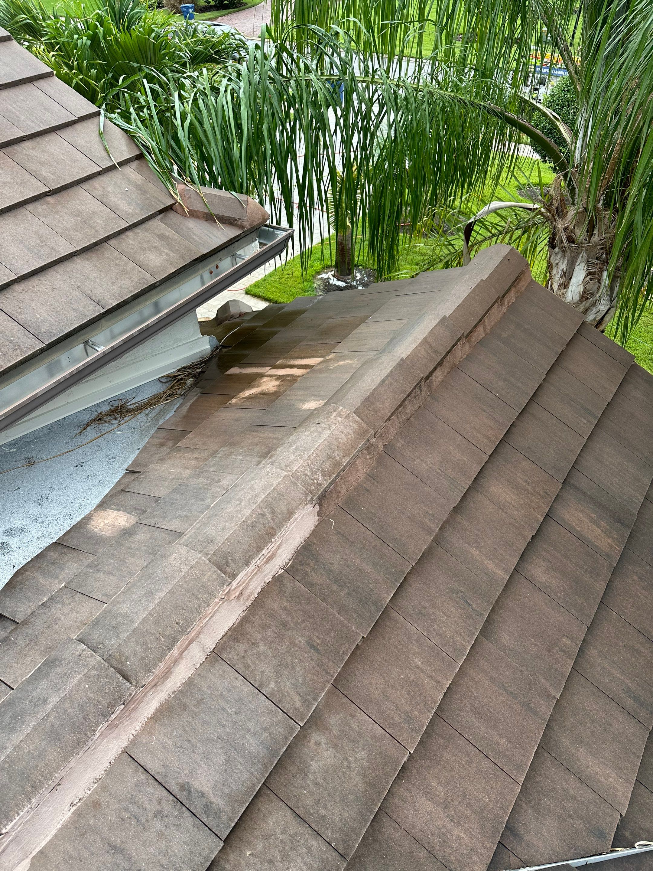 Flat Tile Roof Cleaning, House Wash & Sidewalk Cleaning in Enclave at Country Meadows, Bradenton, FL | Sunshine AquaWash by Sunshine AquaWash