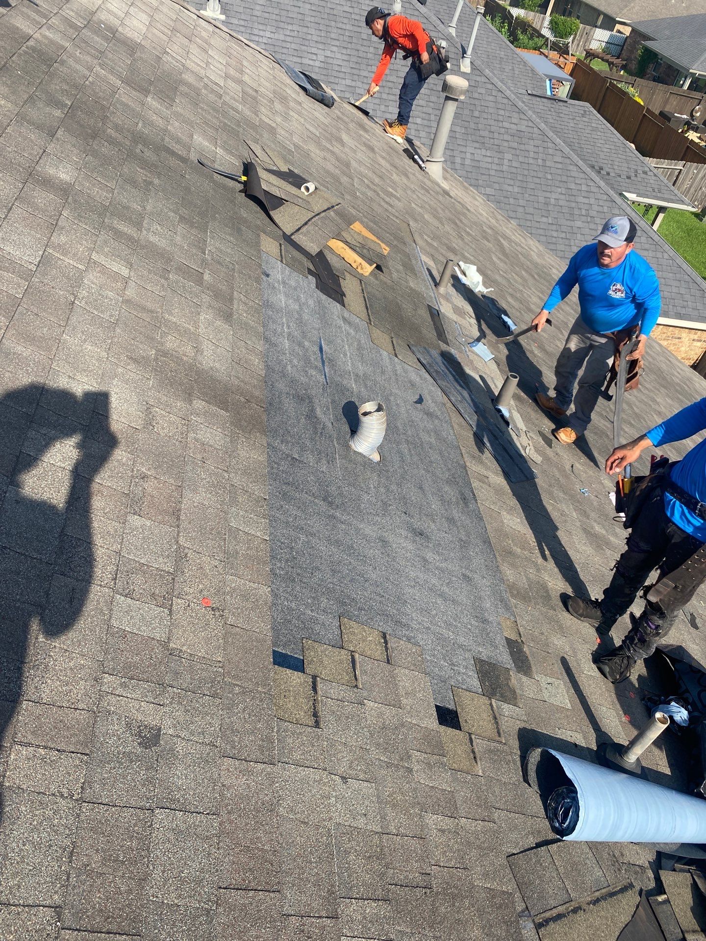 Hail Damage using Owen's Corning Duration (Lifetime) Shingles by Roof Repair Services LLC