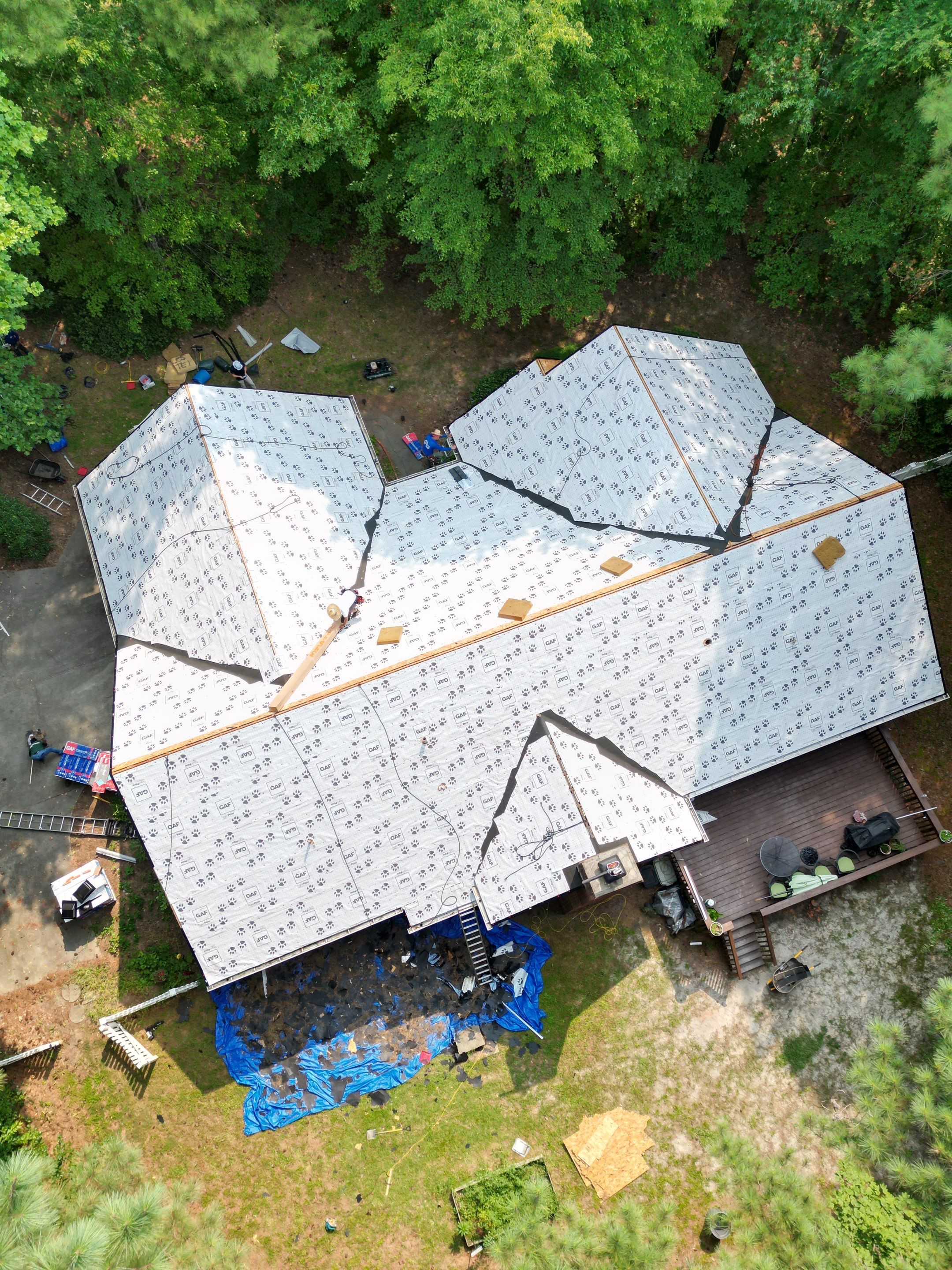 Roof Replacement - GAF Timberline HDZ pewter gray  by Pro Performance Roofing