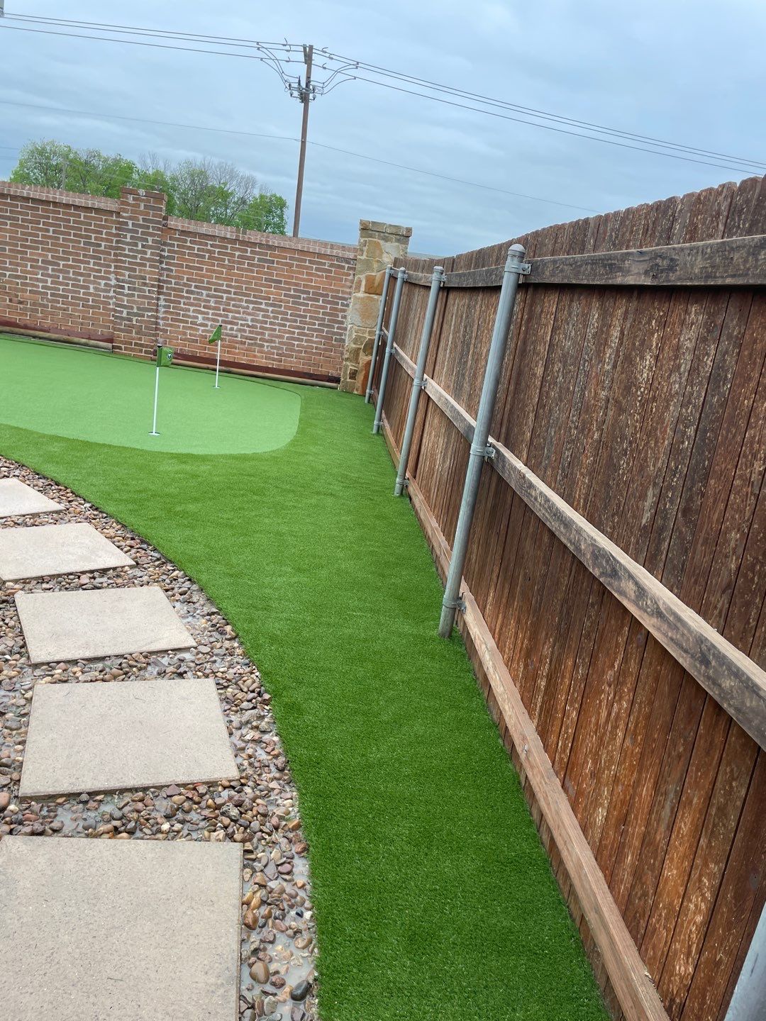 Synthetic Turf Installation using Pet Turf by Turf Concepts