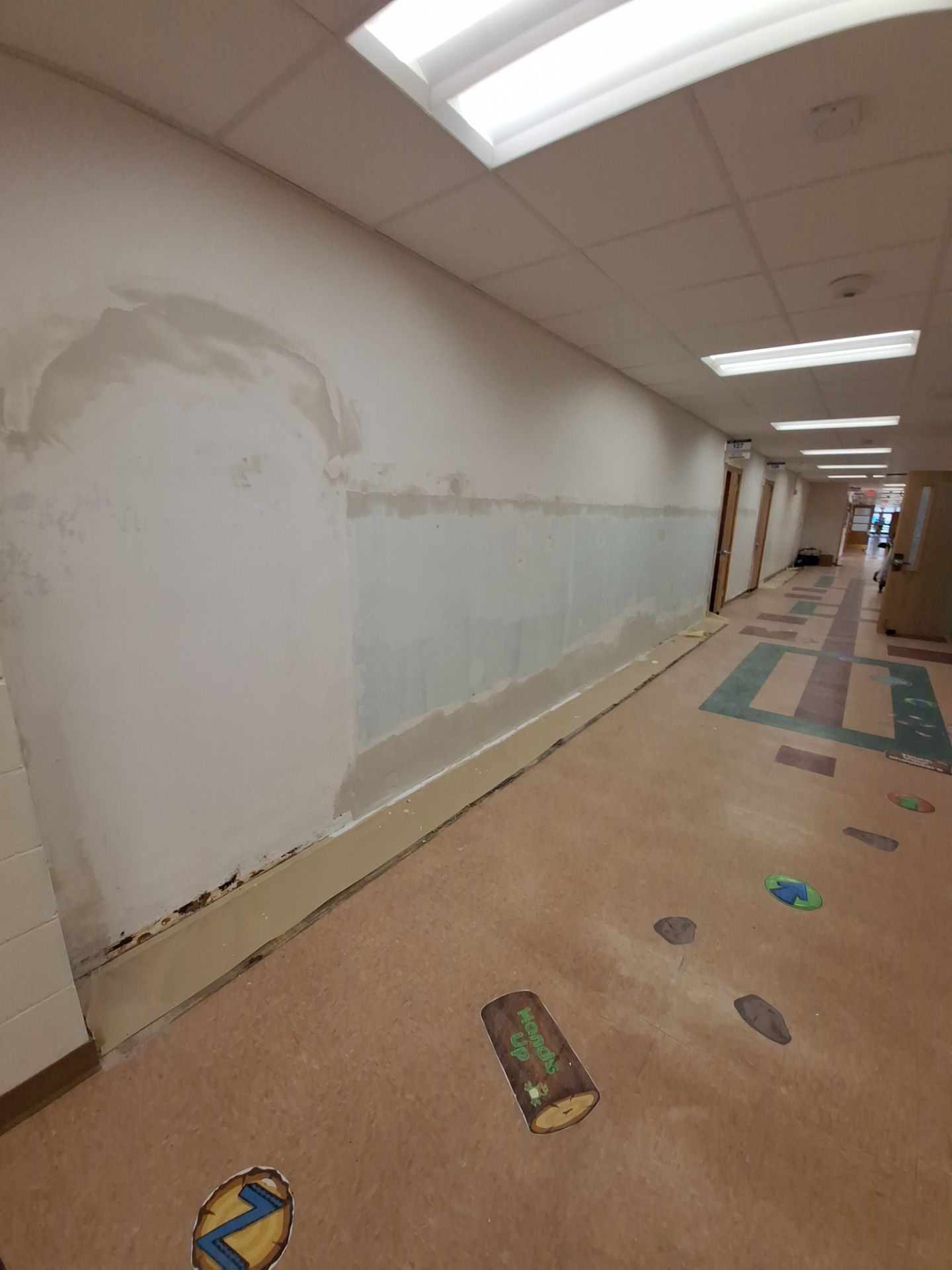 Interior Drywall Patching and repainting for Oakridge School district! by Gordon Painting