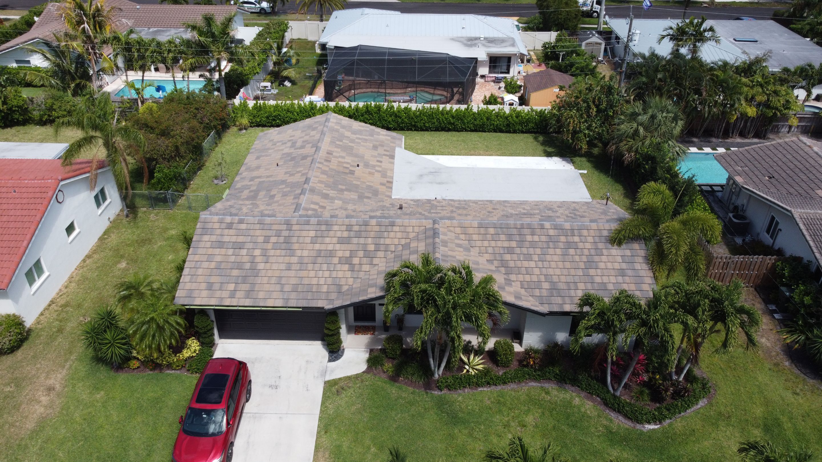 Residential Roofing Installation using Eagle Roofing Tile by BLUES BROTHERS ROOFING