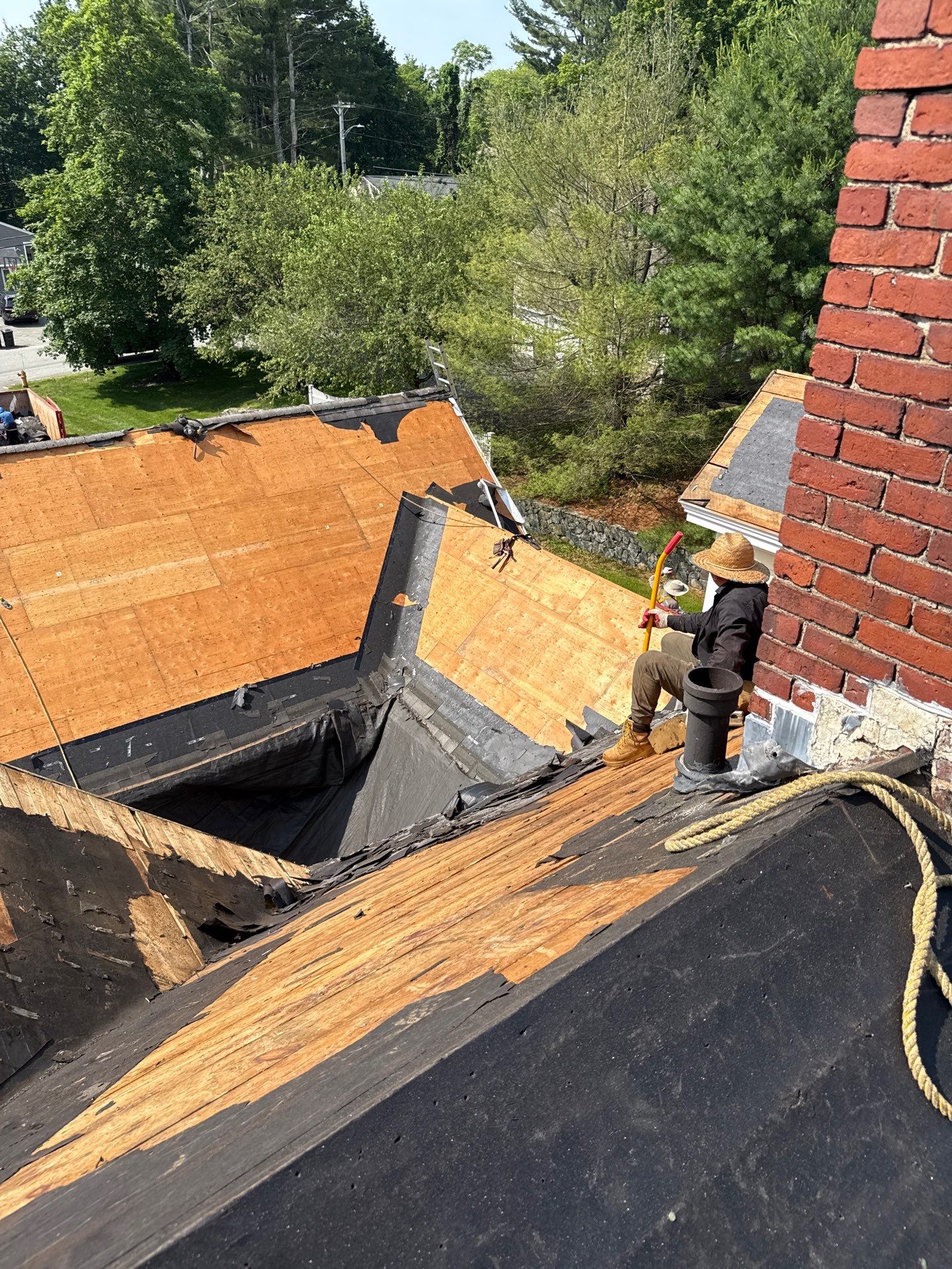 Full Roof Replacement & EPDM Restoration – North Andover, MA by Mighty Dog Roofing of Greater Middlesex County