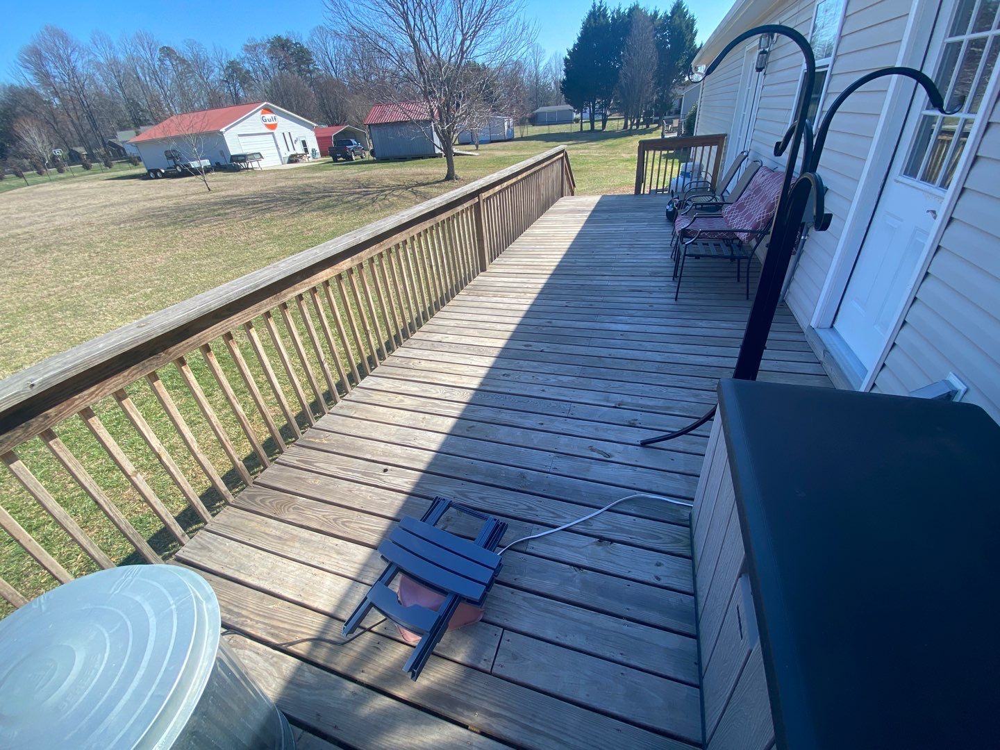 Coated Deck using Wood Sealant by DuraSeal