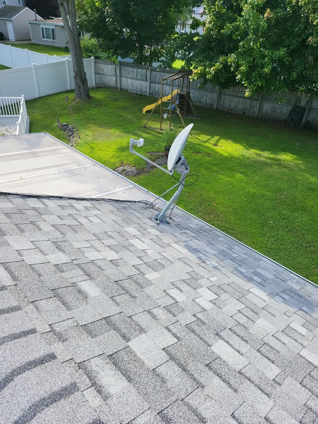 Residential Roofing Installation using Owens Corning TruDefinition Sierra Gray by A Plus Exterior