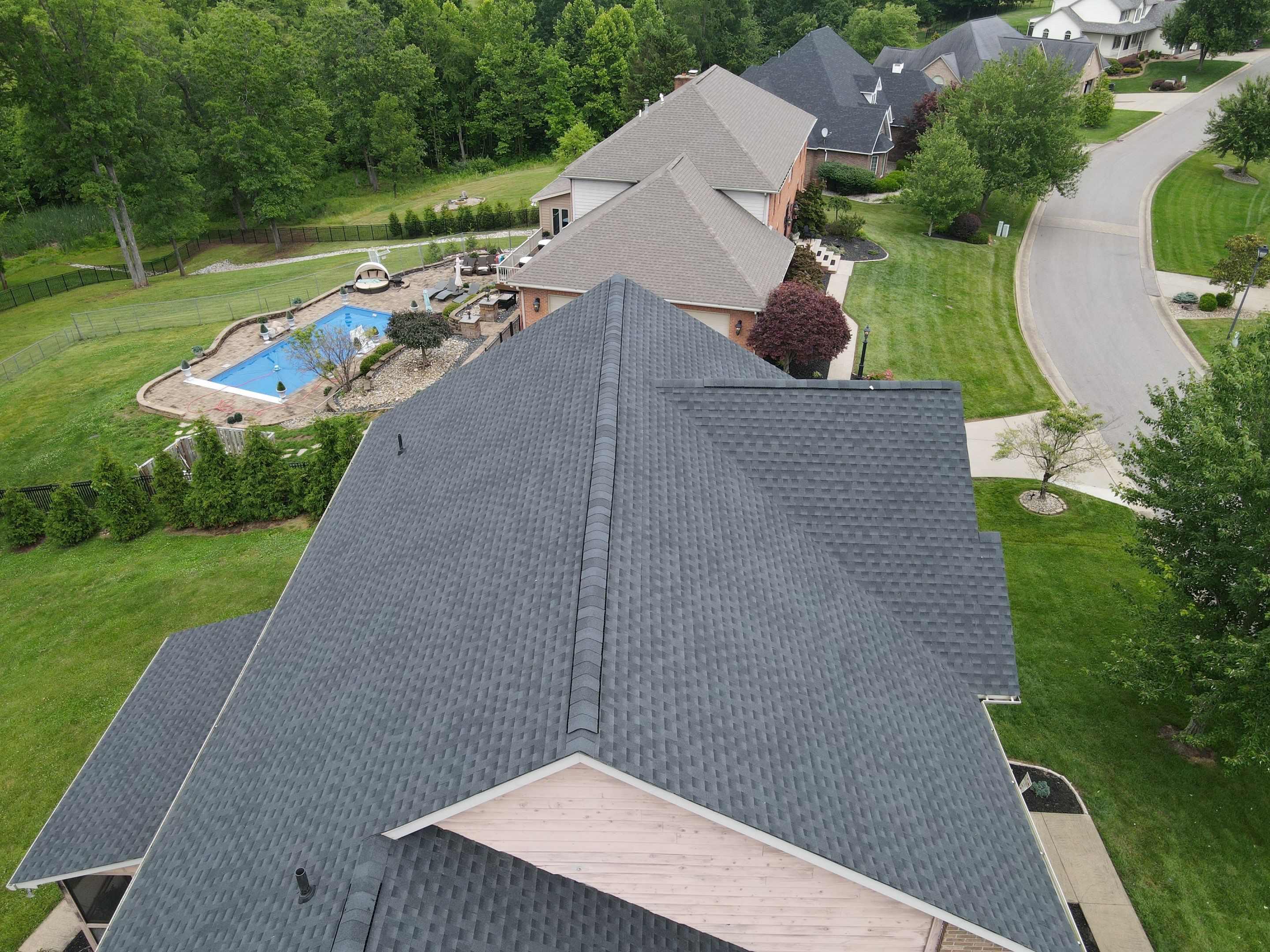 Residential Roofing Installation using GAF Timberline HDZ by Rainstoppers Roofing