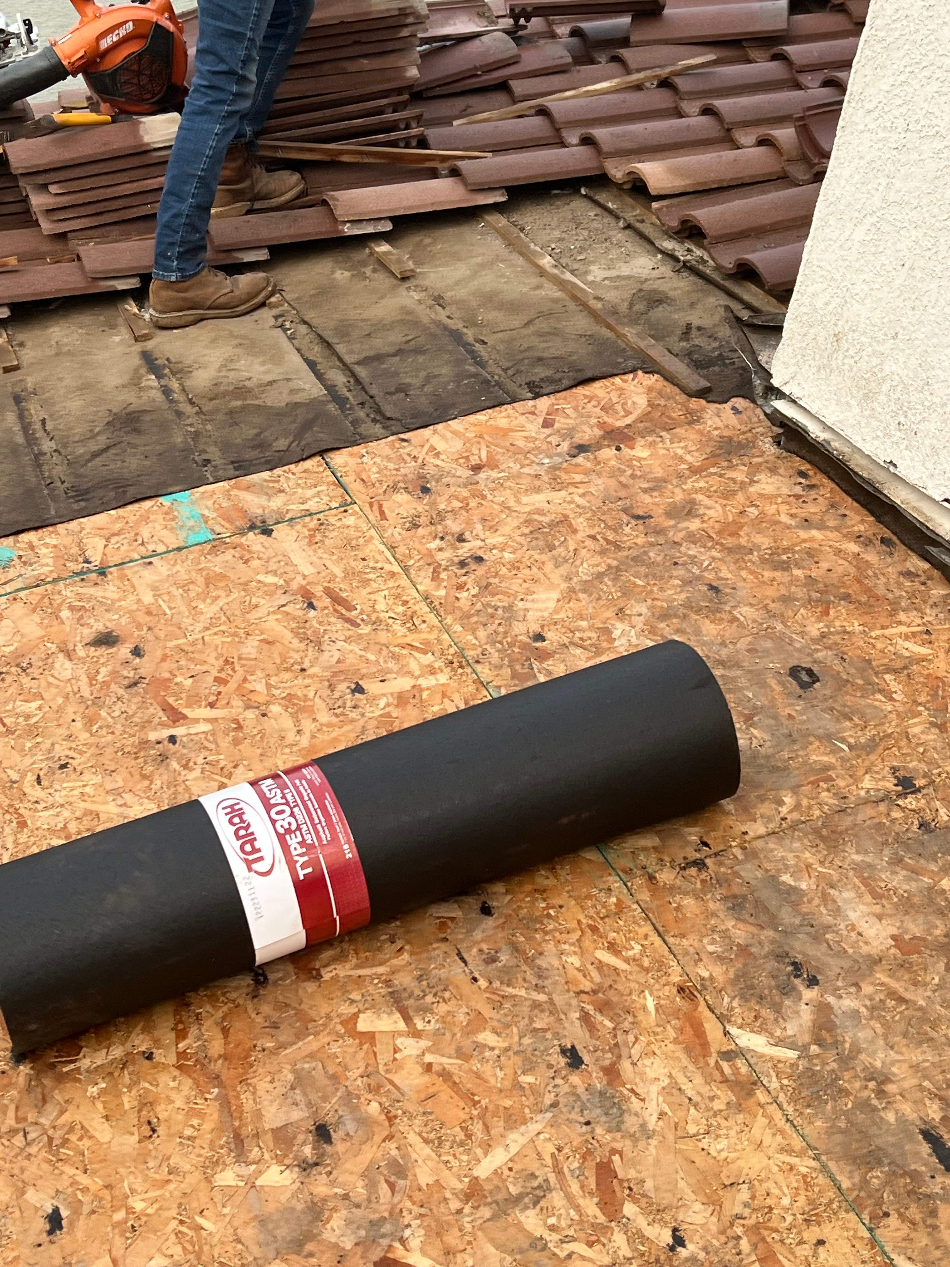 Tile Roofing Repair by Grandmark Service Company
