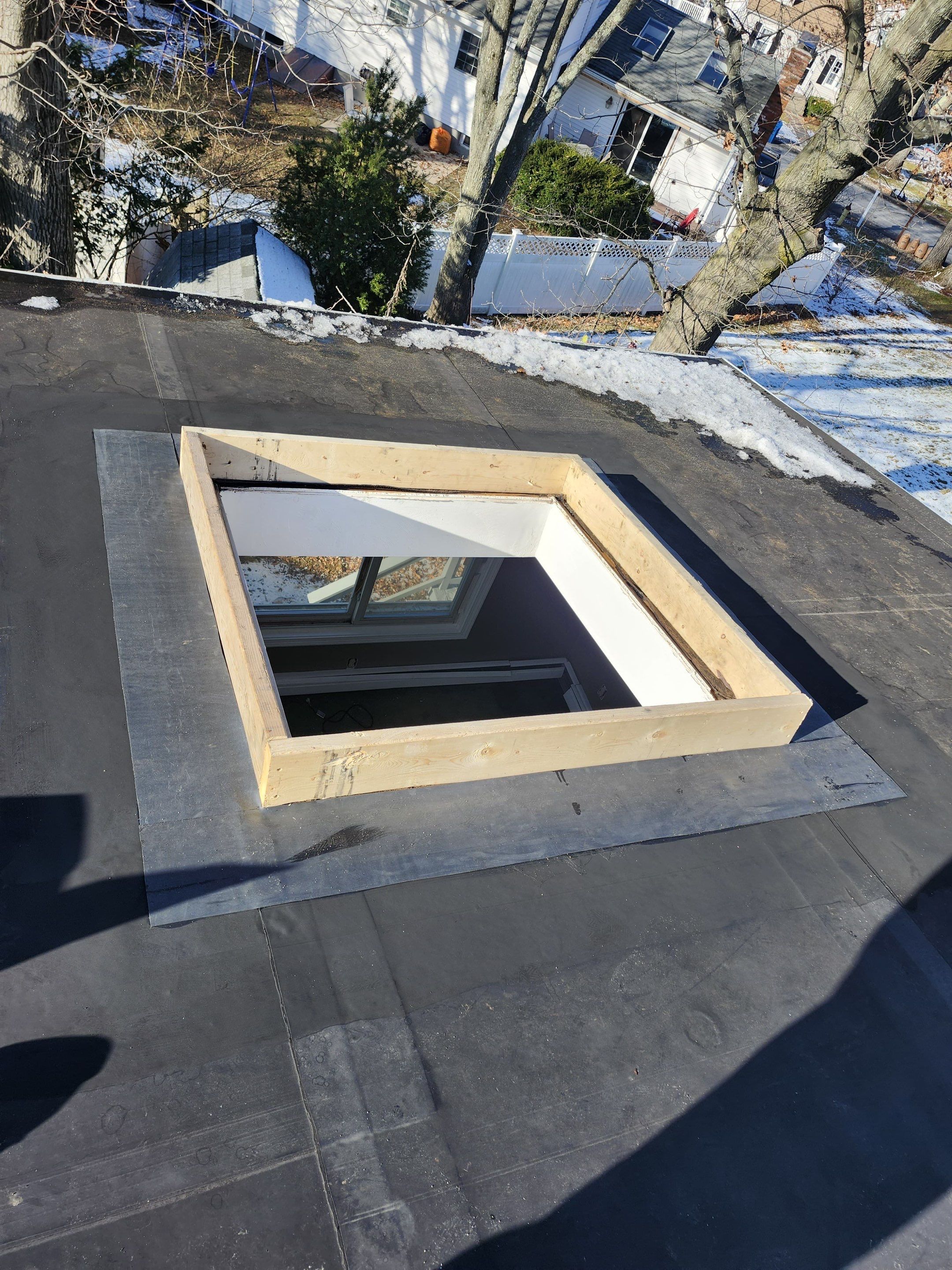 Roofing, Skylight & Chimney Project in Burlington by Mighty Dog Roofing of Greater Middlesex County