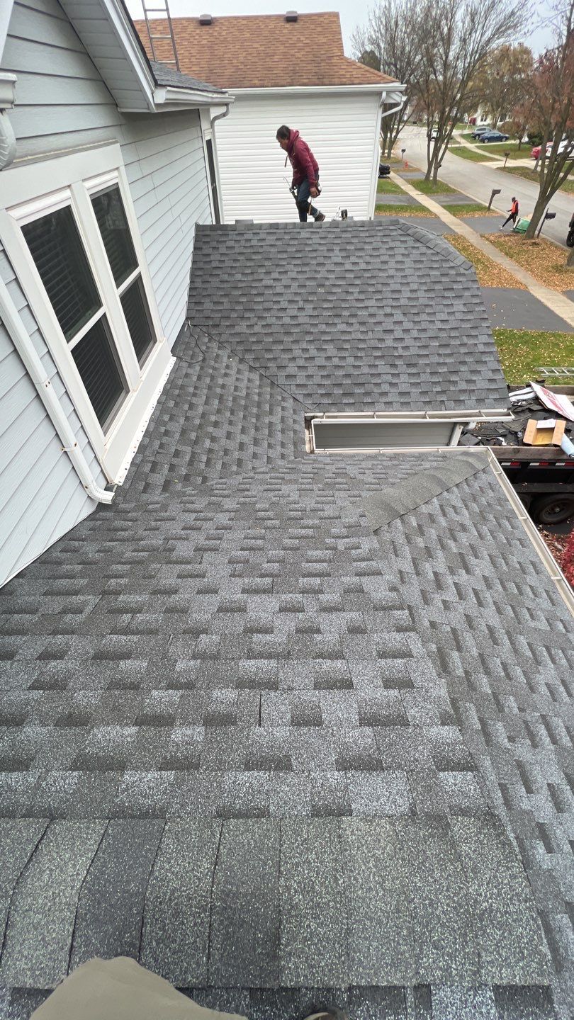 Multi-family unit roof replacement. using GAF Timberline HDZ by Pro Home Services Inc