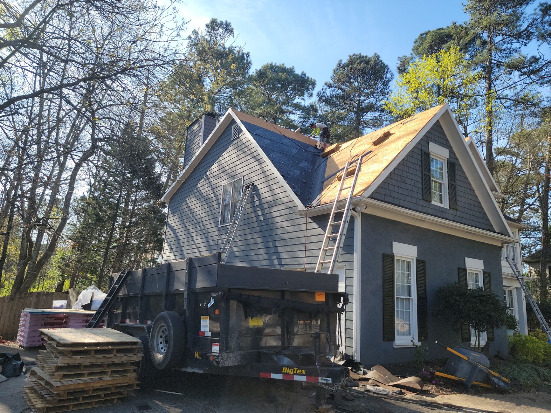 Residential Roofing Installation using Owens Corning by Inspector Roofing and Restoration